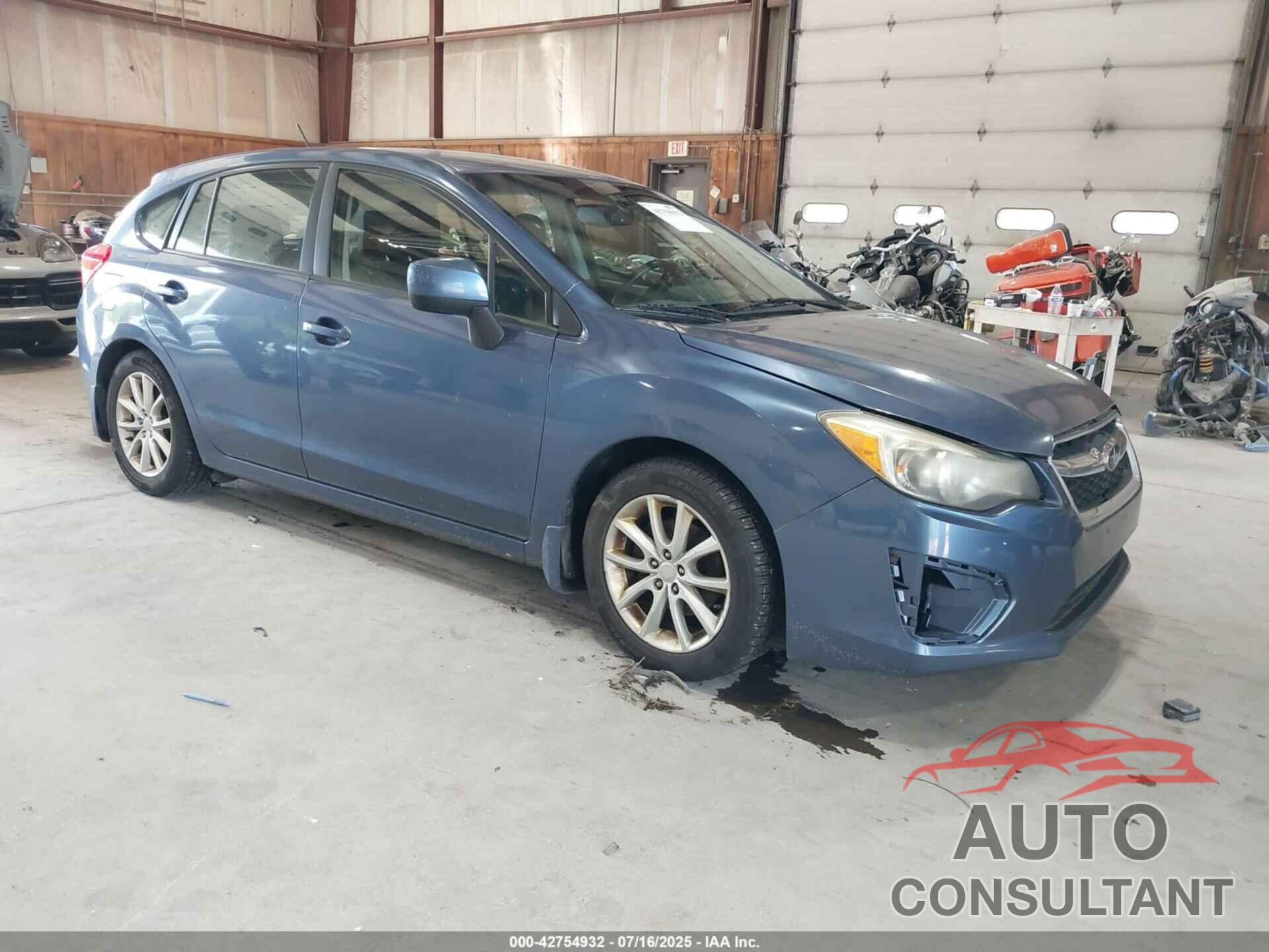 SUBARU IMPREZA 2013 - JF1GPAC68DH822333