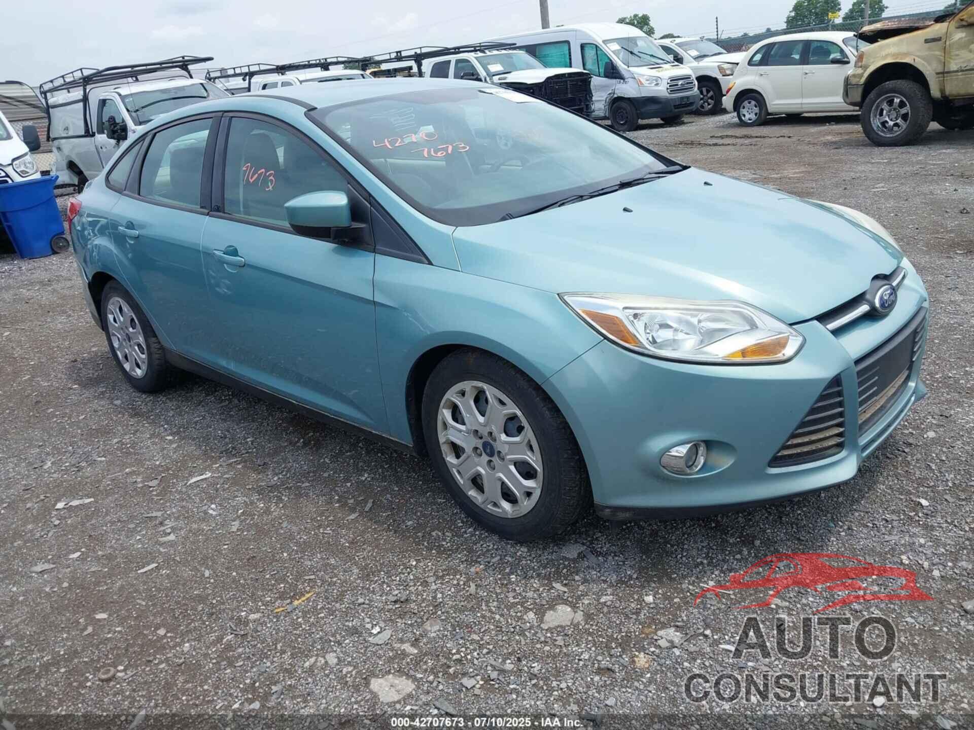 FORD FOCUS 2012 - 1FAHP3F25CL307584