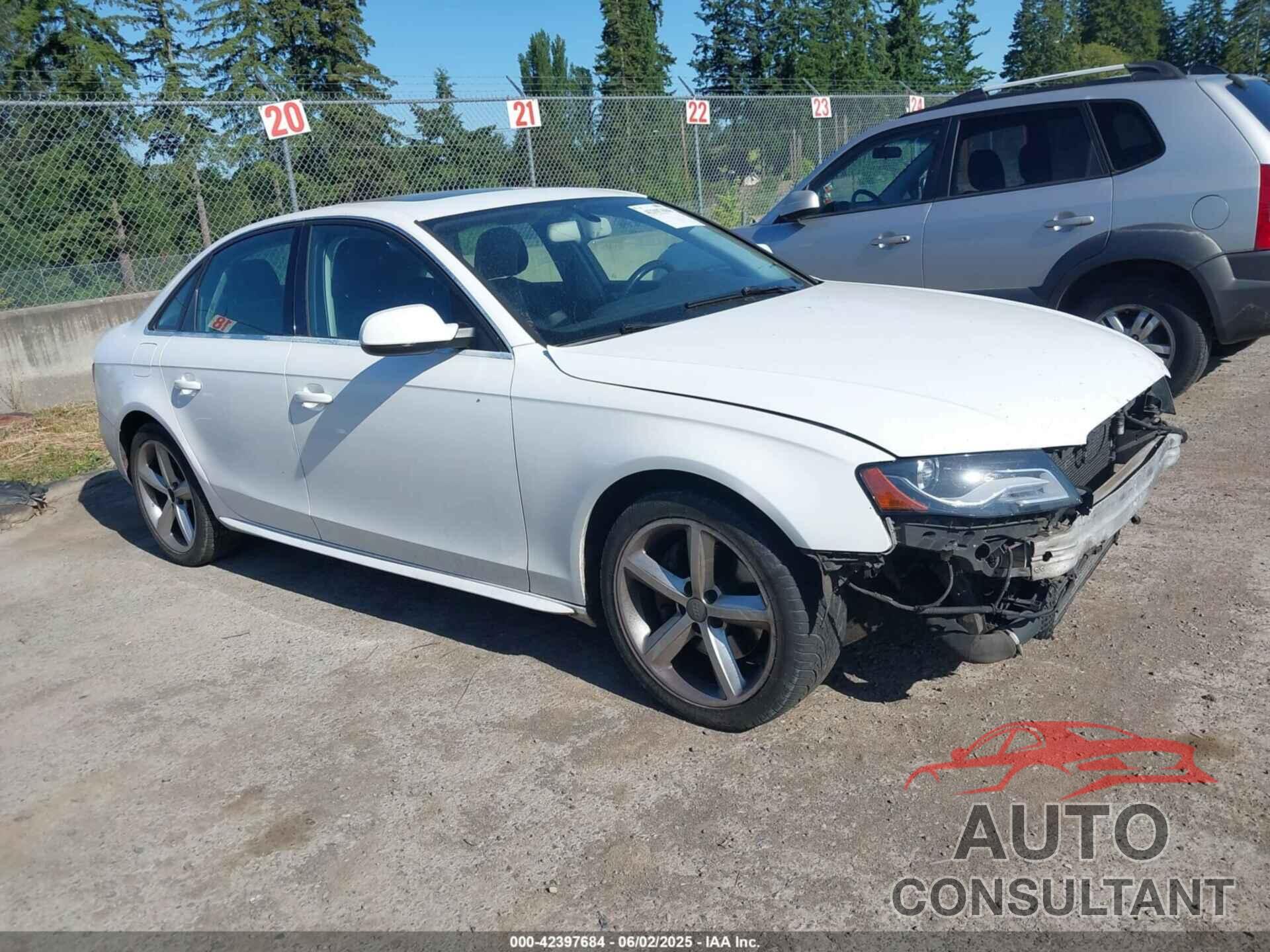 AUDI A4 2012 - WAUFFAFL1CA055097