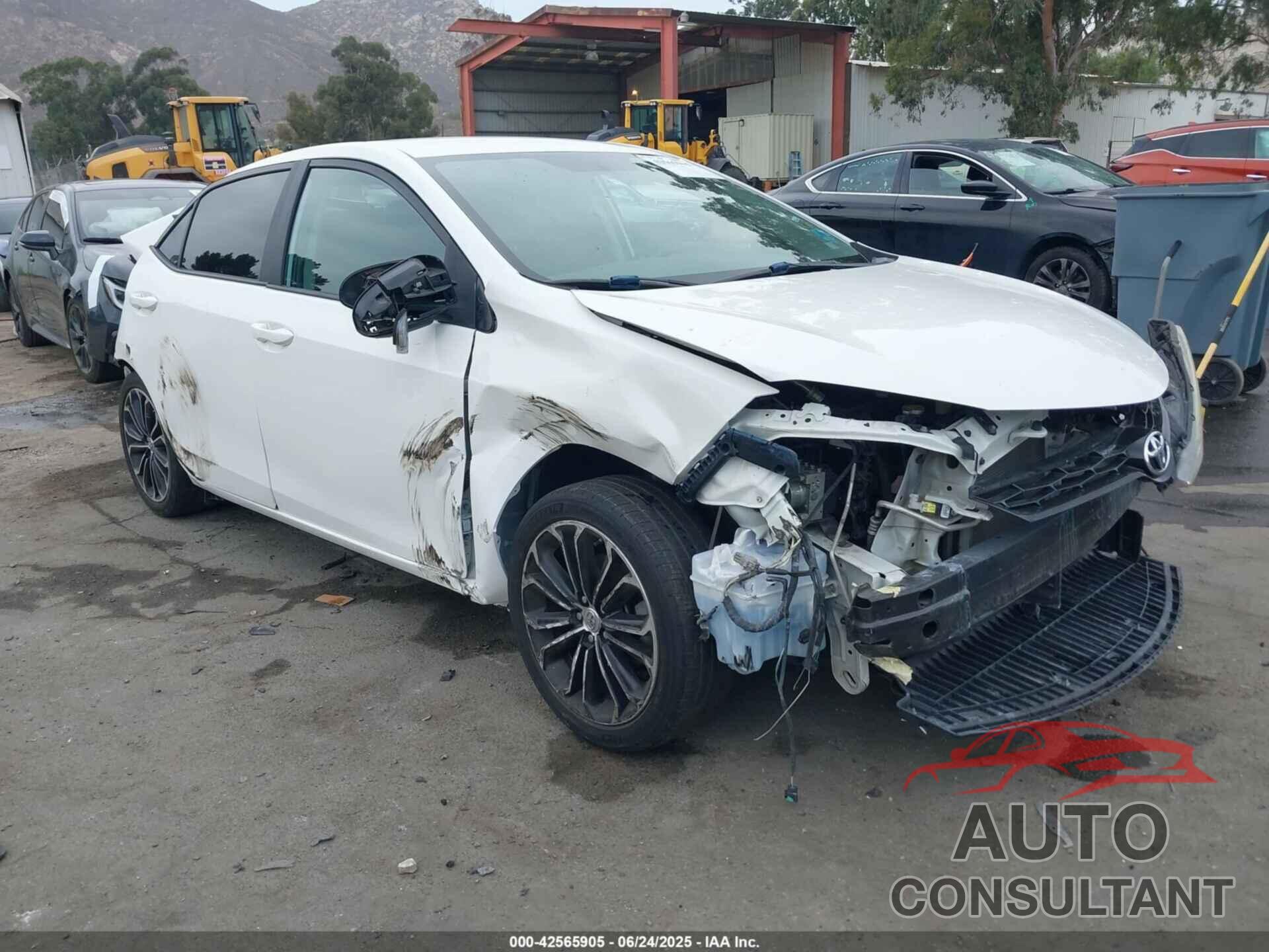 TOYOTA COROLLA 2016 - 5YFBURHE9GP383924