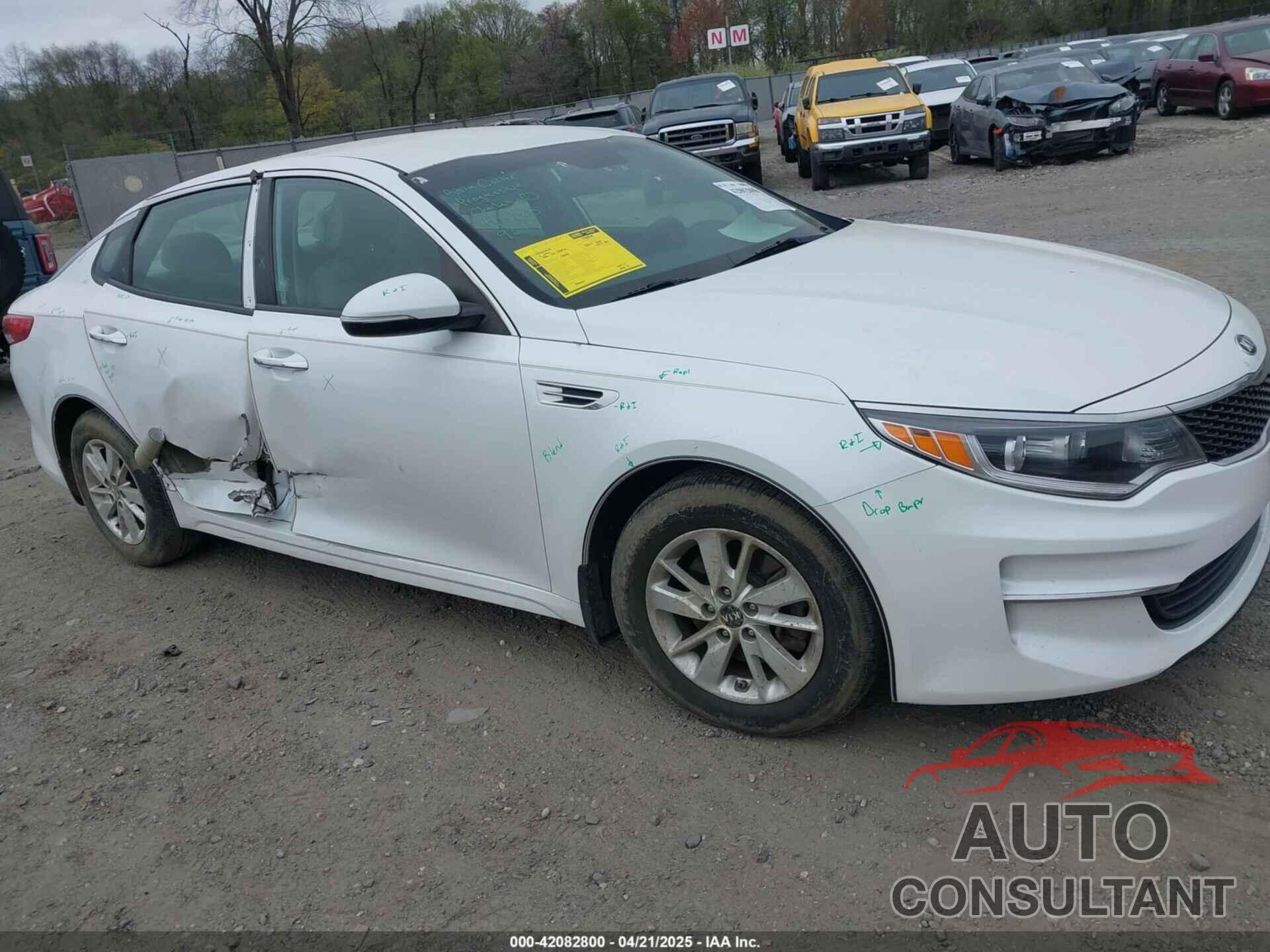 KIA OPTIMA 2016 - KNAGT4L34G5099144