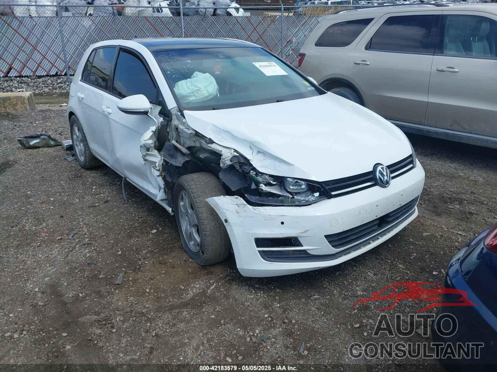 VOLKSWAGEN GOLF 2016 - 3VW217AUXGM015805