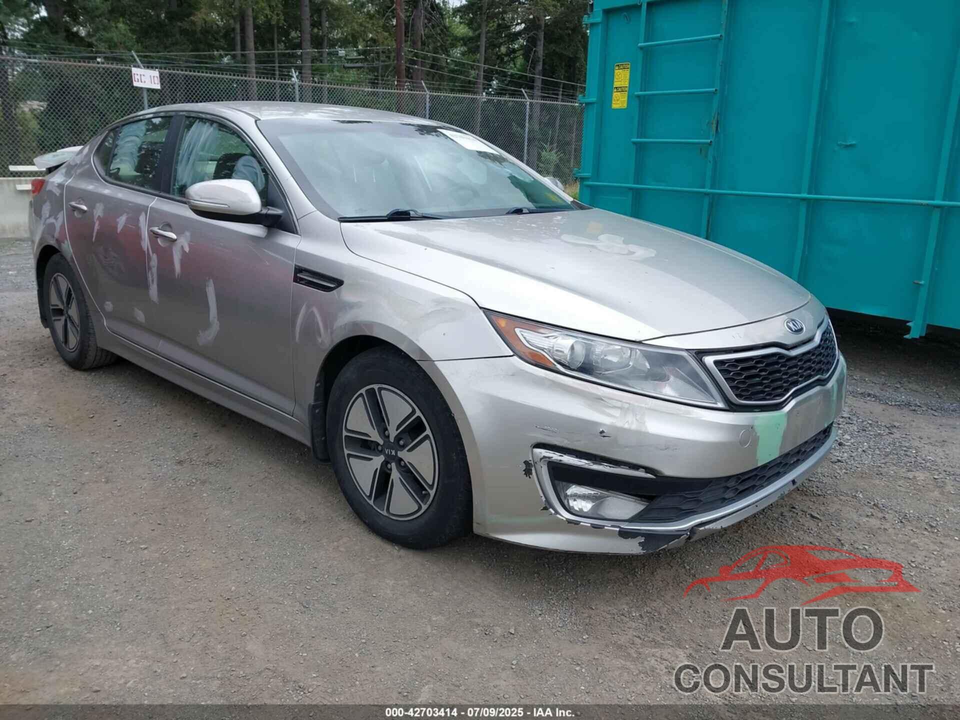 KIA OPTIMA HYBRID 2012 - KNAGM4AD8C5035479