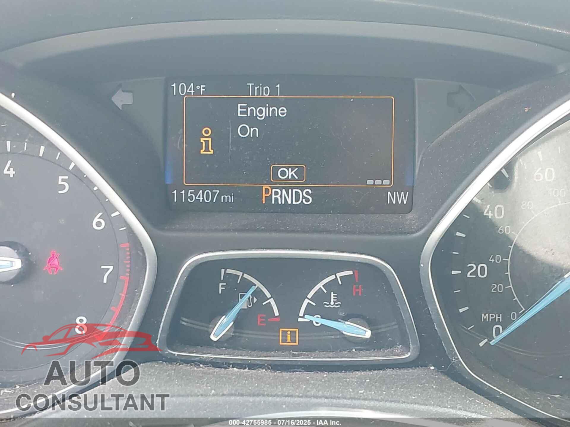 FORD FOCUS 2017 - 1FADP3FE6HL313751