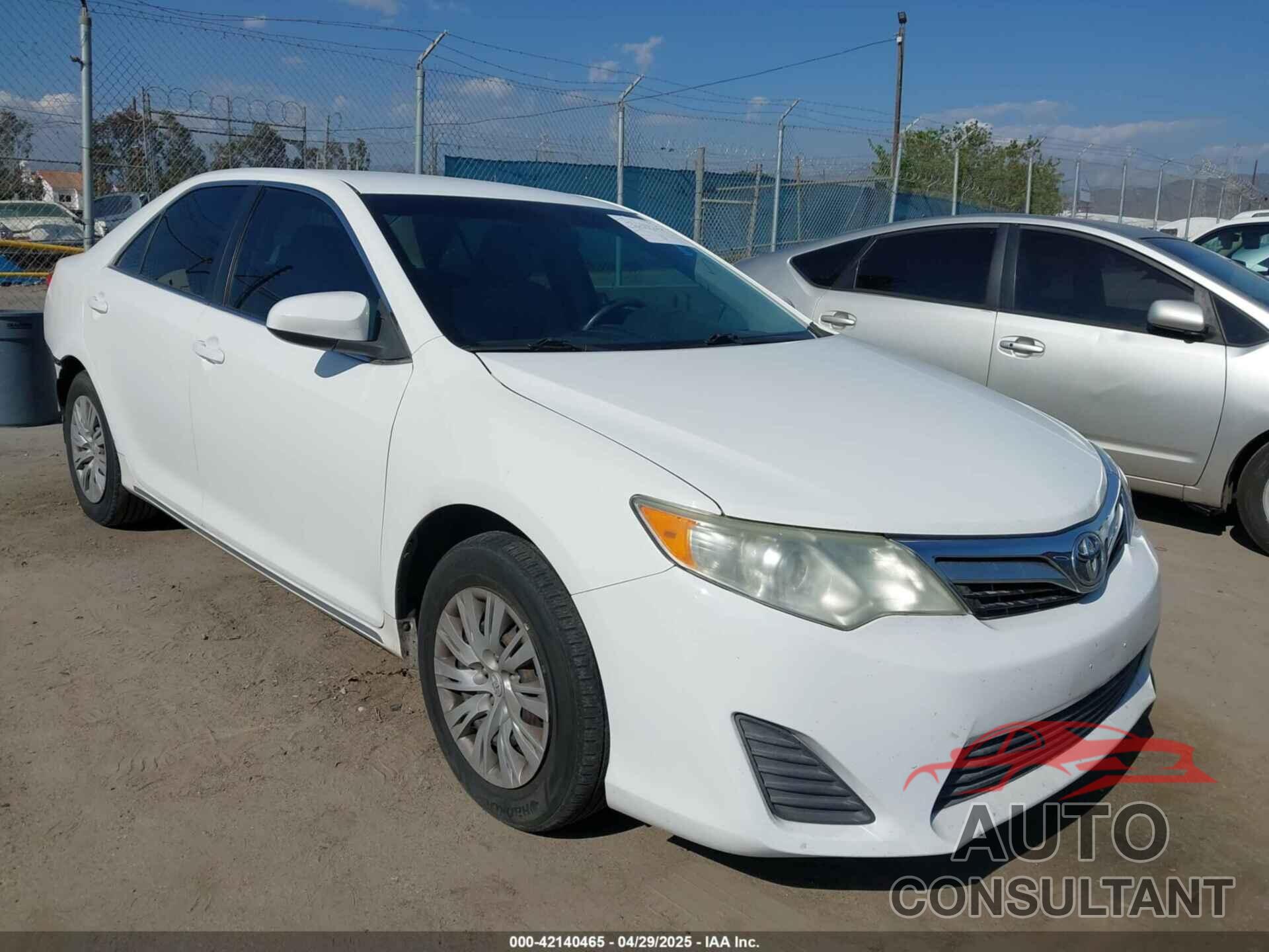 TOYOTA CAMRY 2012 - 4T1BF1FK8CU509493