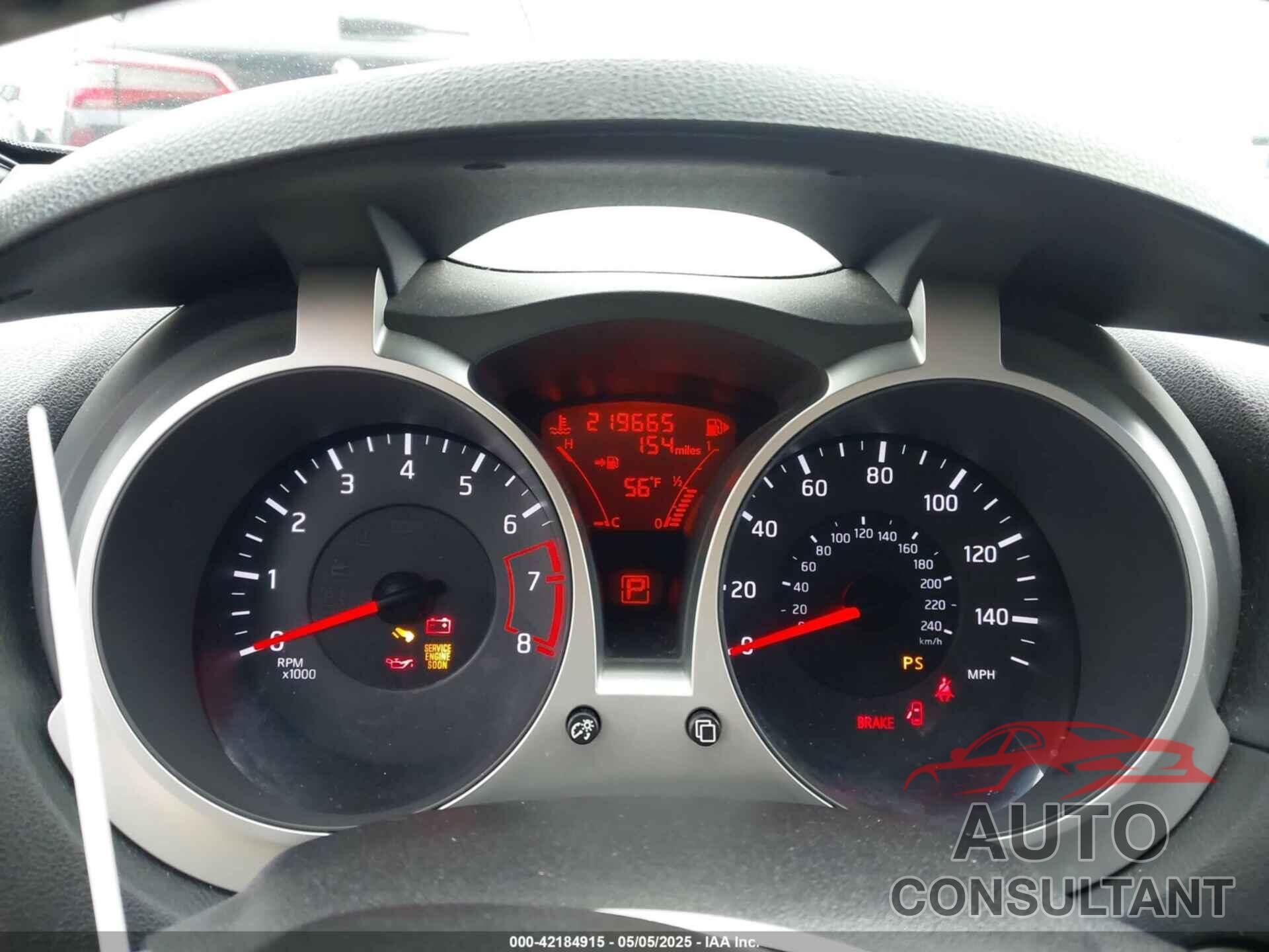 NISSAN JUKE 2013 - JN8AF5MR7DT207051