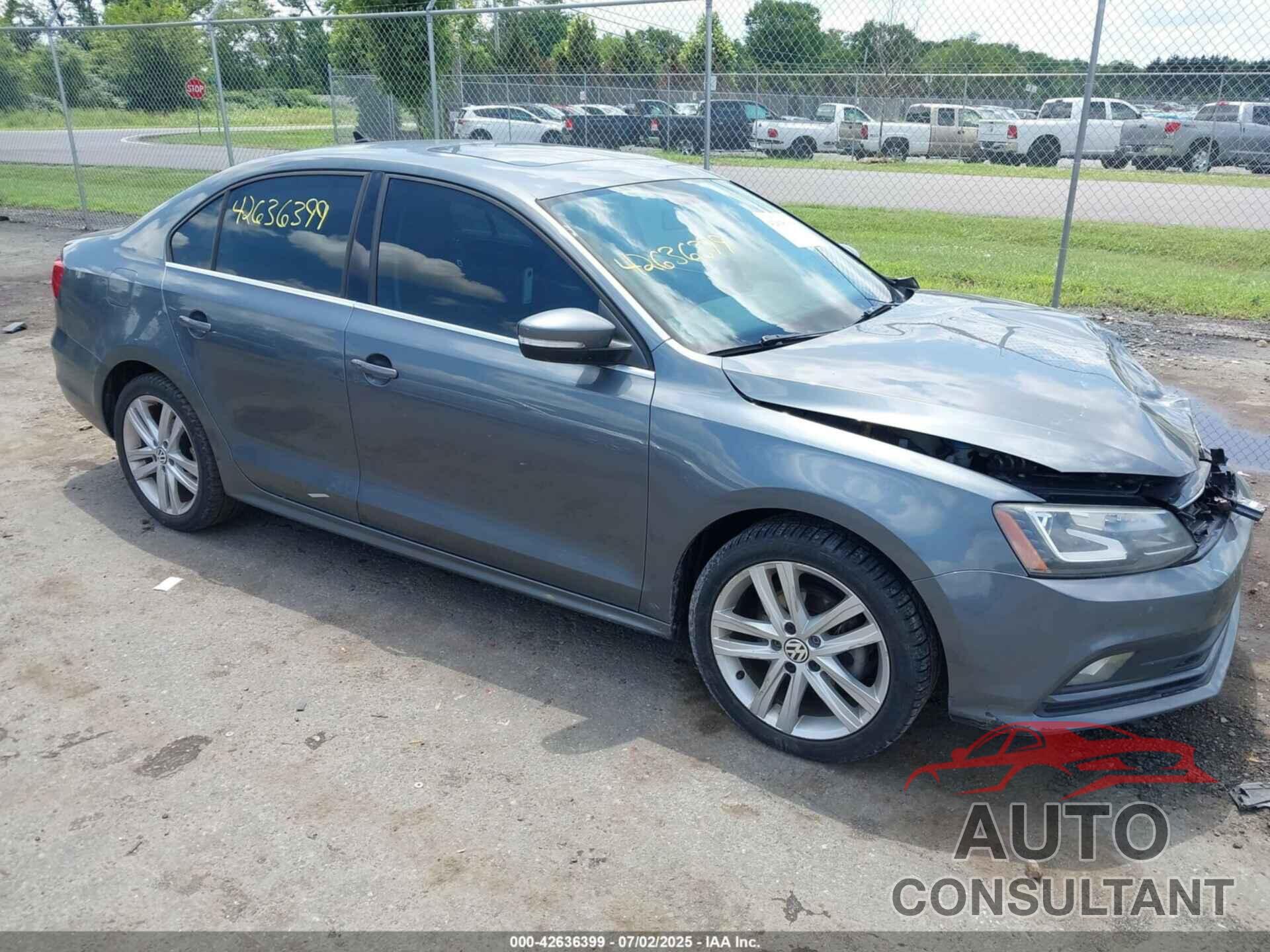 VOLKSWAGEN JETTA 2015 - 3VWLA7AJ3FM314304