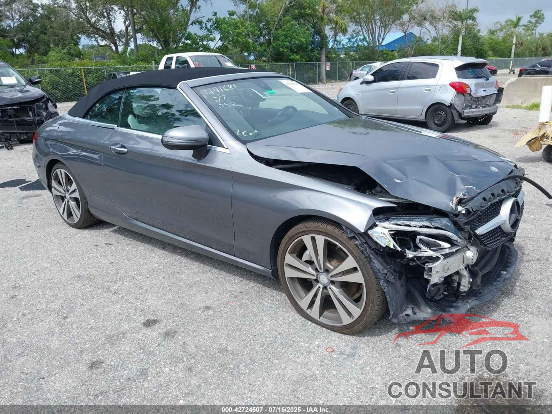 MERCEDES-BENZ C 300 2017 - WDDWK4JB3HF441681