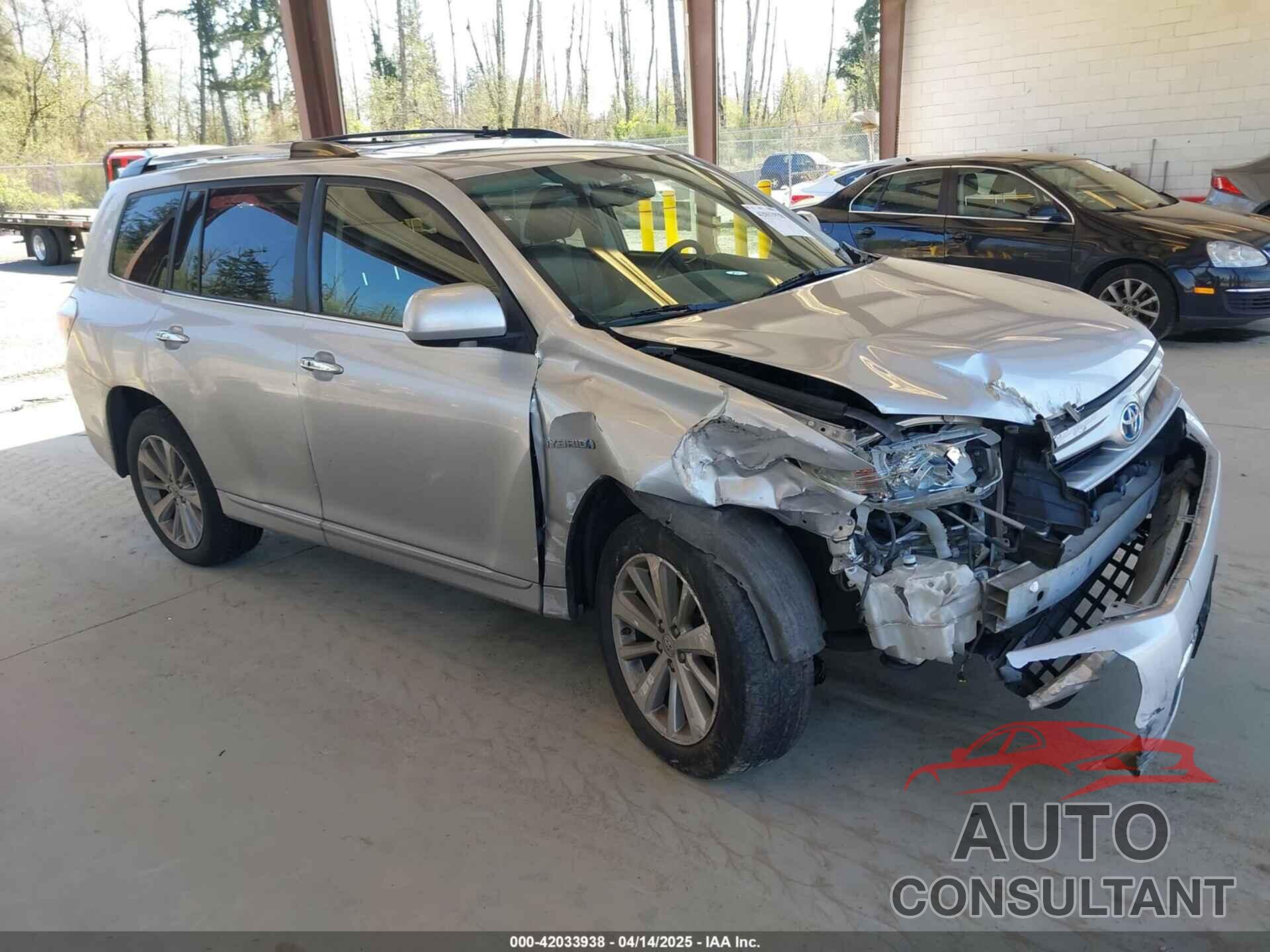 TOYOTA HIGHLANDER HYBRID 2013 - JTEDC3EH8D2015893