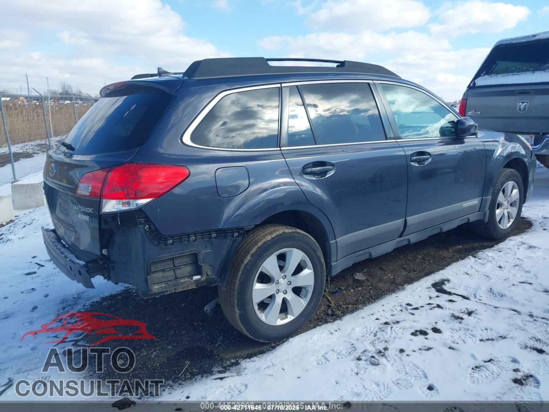 SUBARU OUTBACK 2011 - 4S4BRBHC6B3341182
