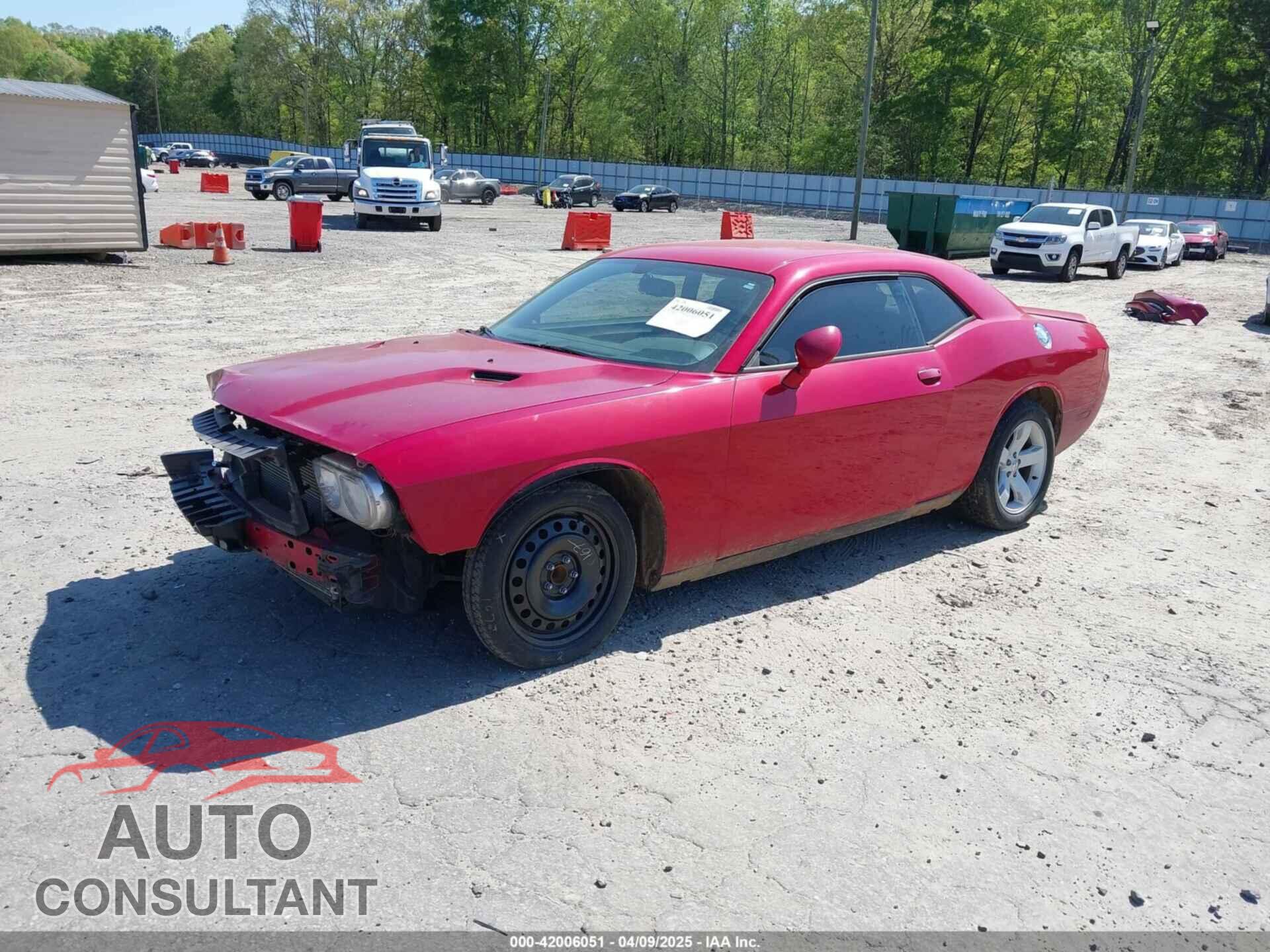 DODGE CHALLENGER 2013 - 2C3CDYAG2DH511453
