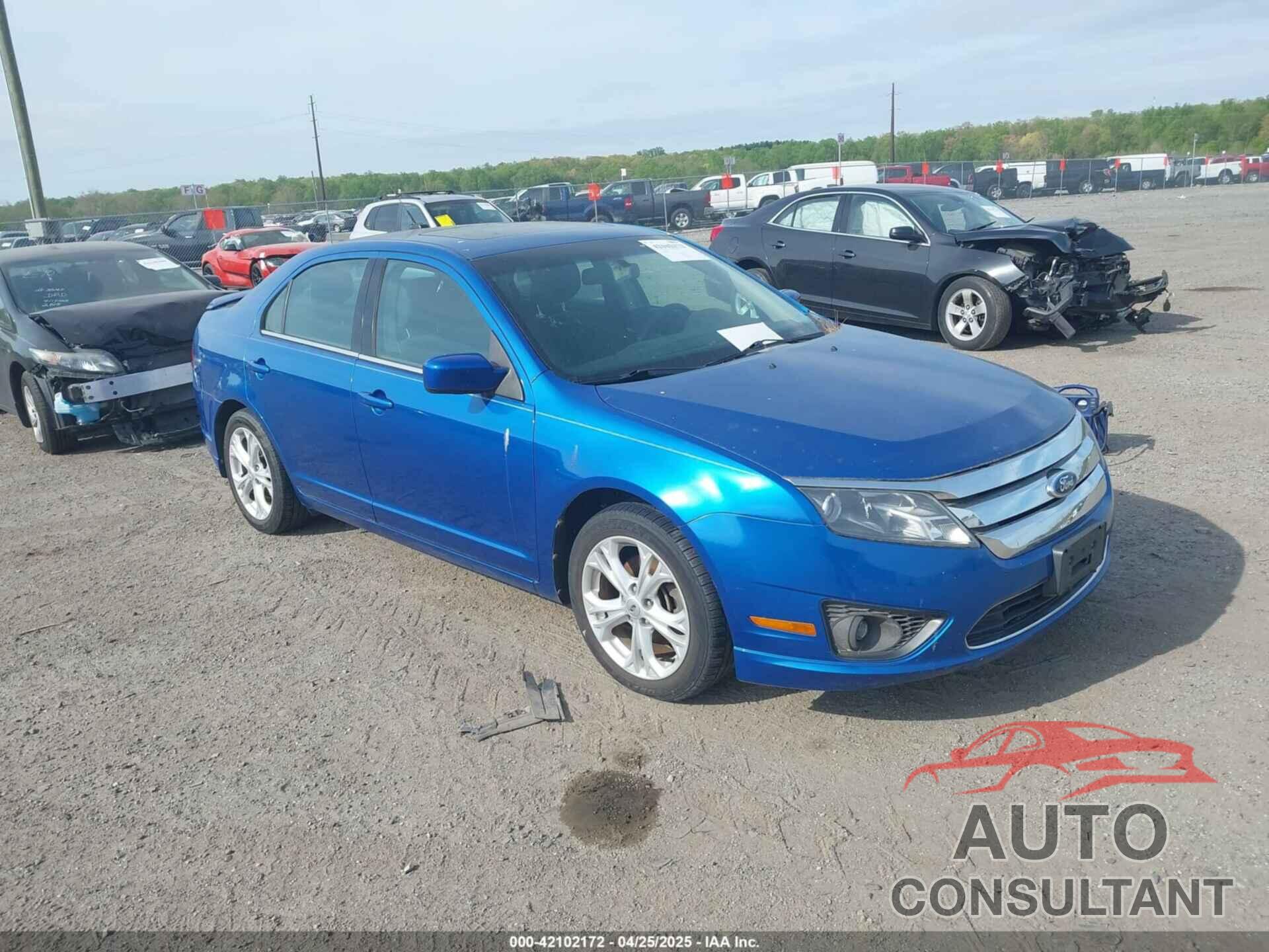 FORD FUSION 2012 - 3FAHP0HA9CR128582