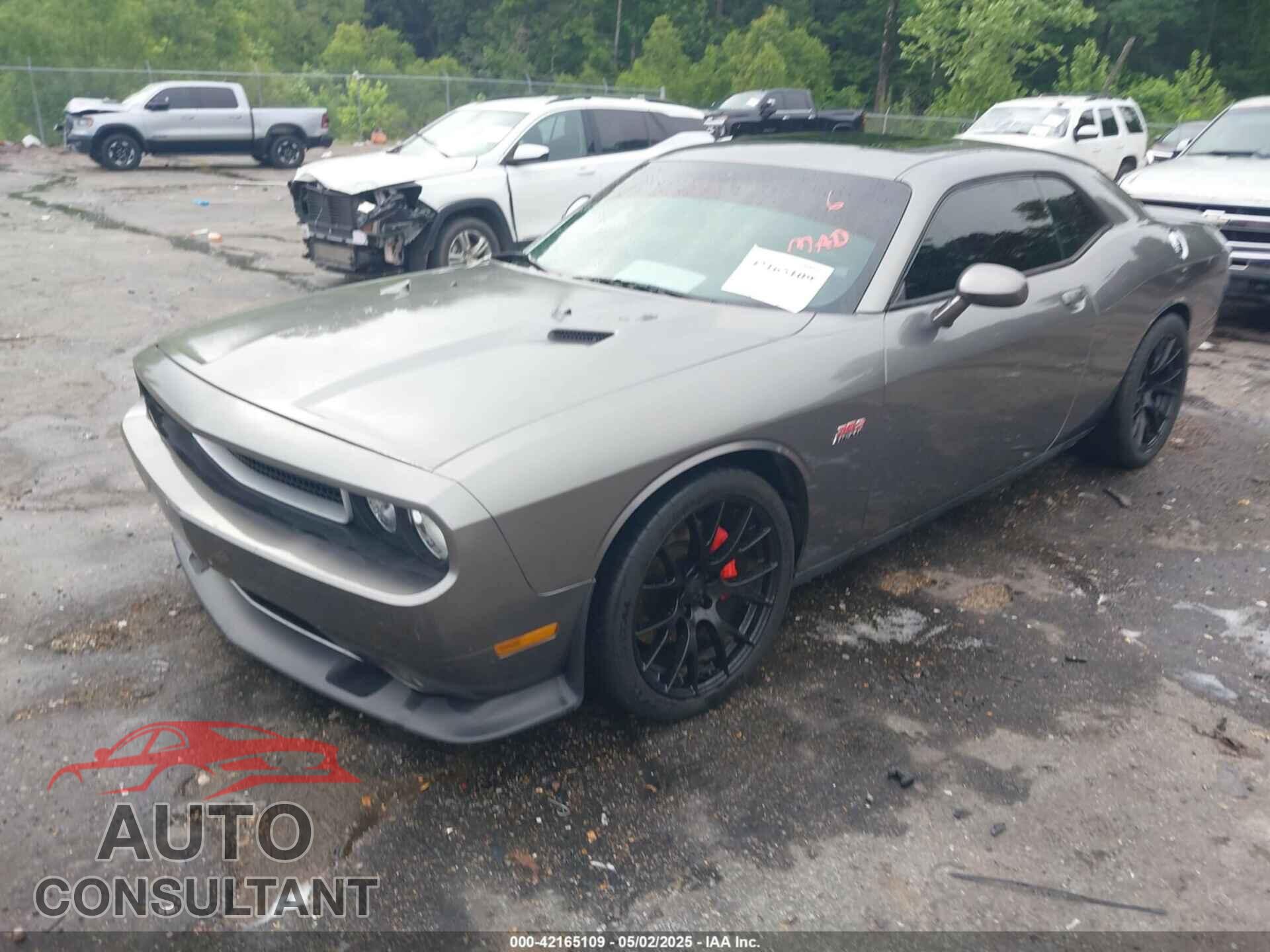 DODGE CHALLENGER 2012 - 2C3CDYCJ5CH122880