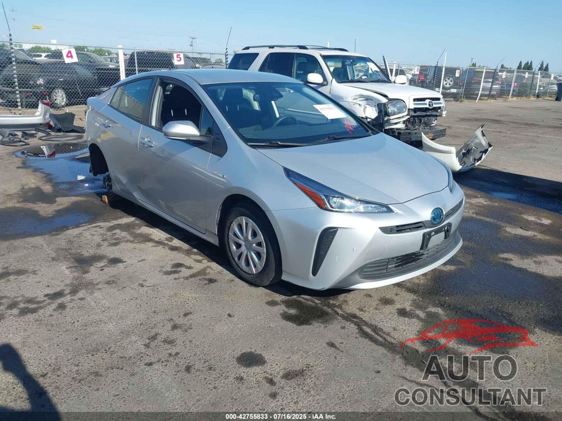 TOYOTA PRIUS 2021 - JTDKAMFU7M3142616