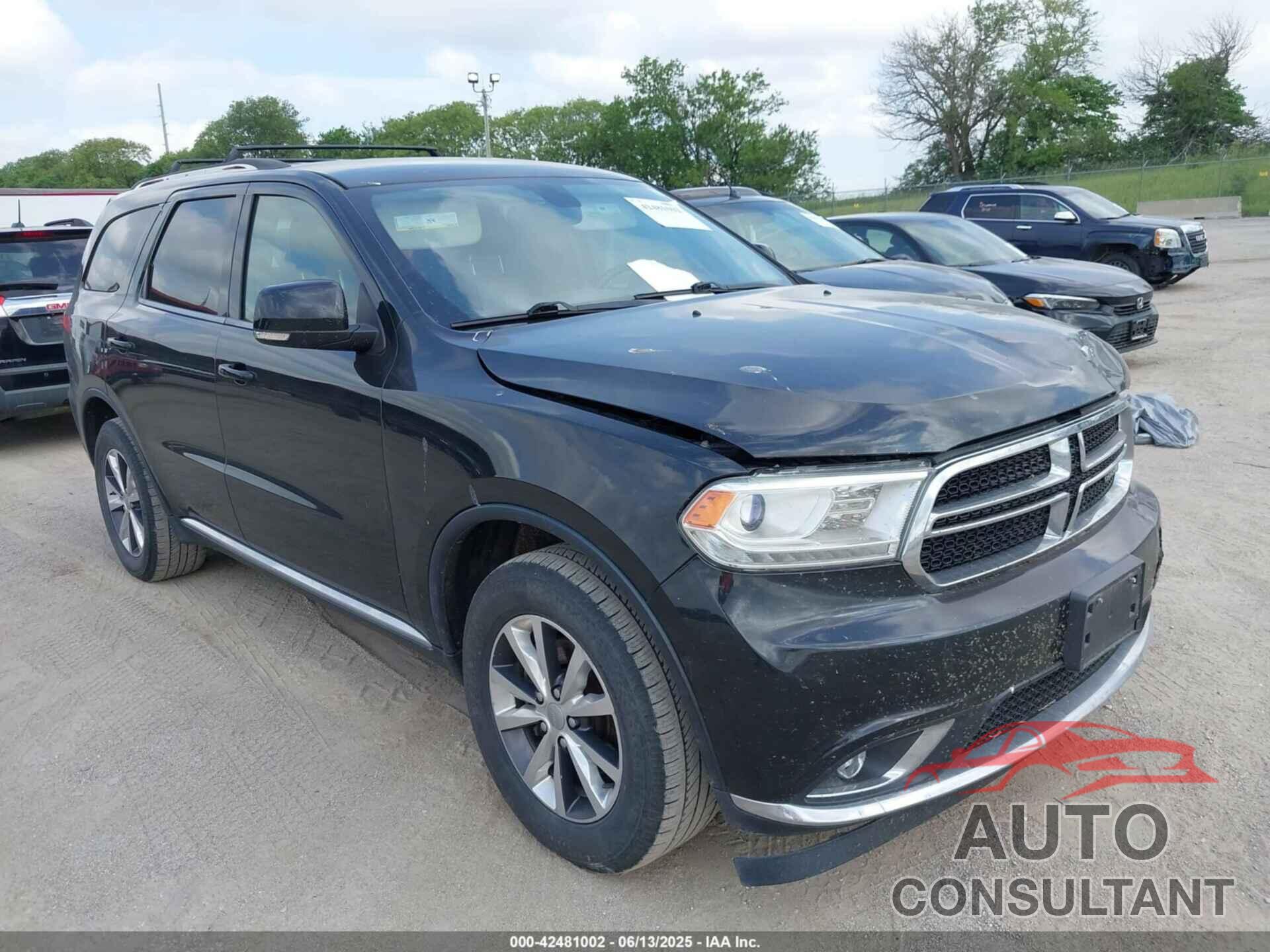 DODGE DURANGO 2016 - 1C4RDJDG1GC484410