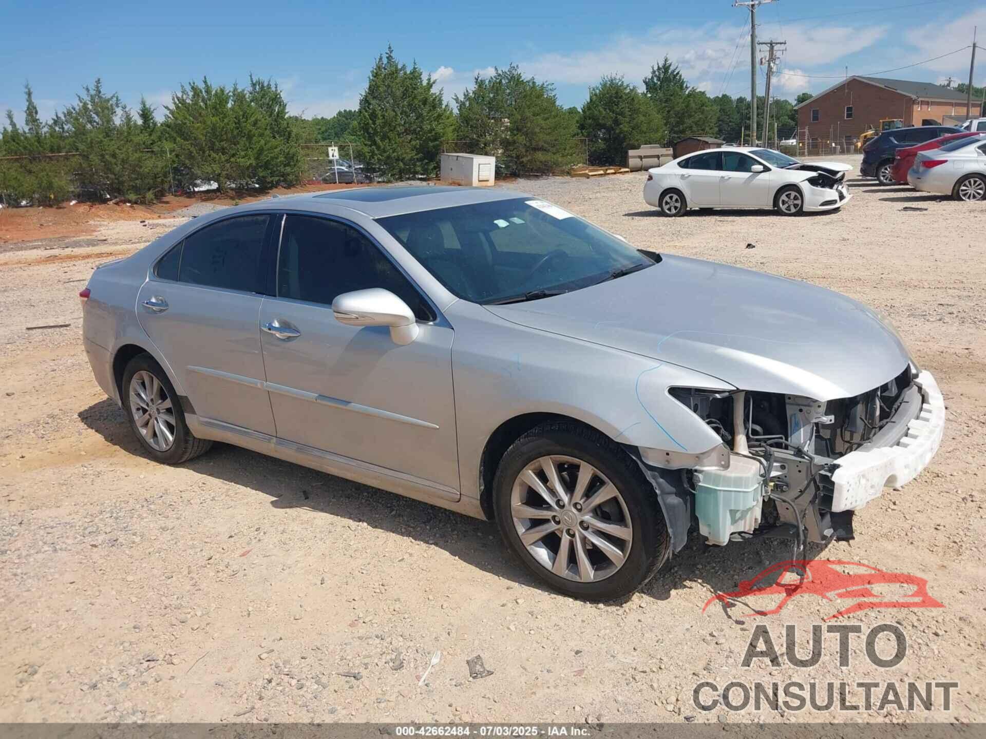 LEXUS ES 350 2012 - JTHBK1EGXC2497659