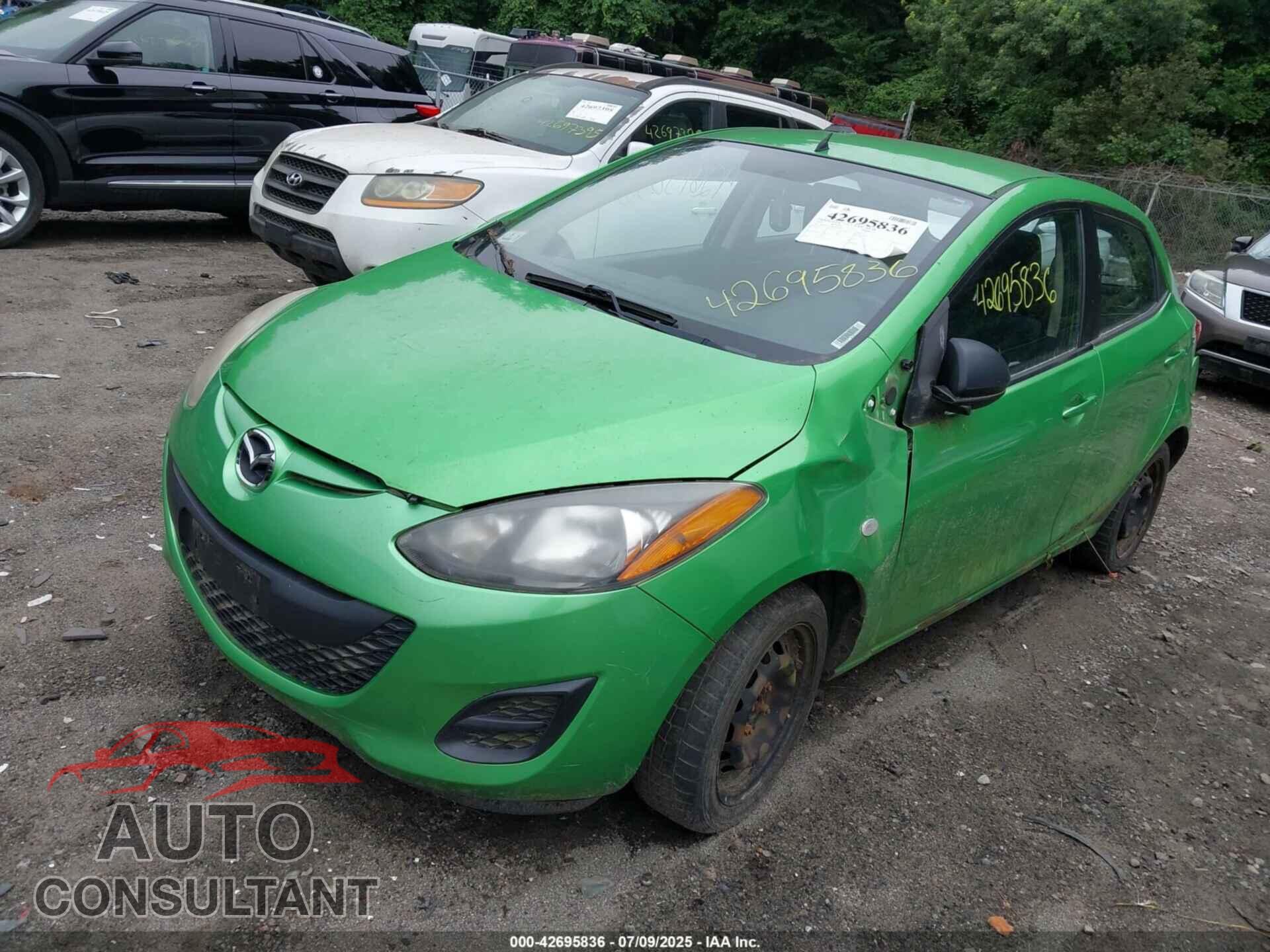 MAZDA MAZDA2 2012 - JM1DE1KZ8C0142945