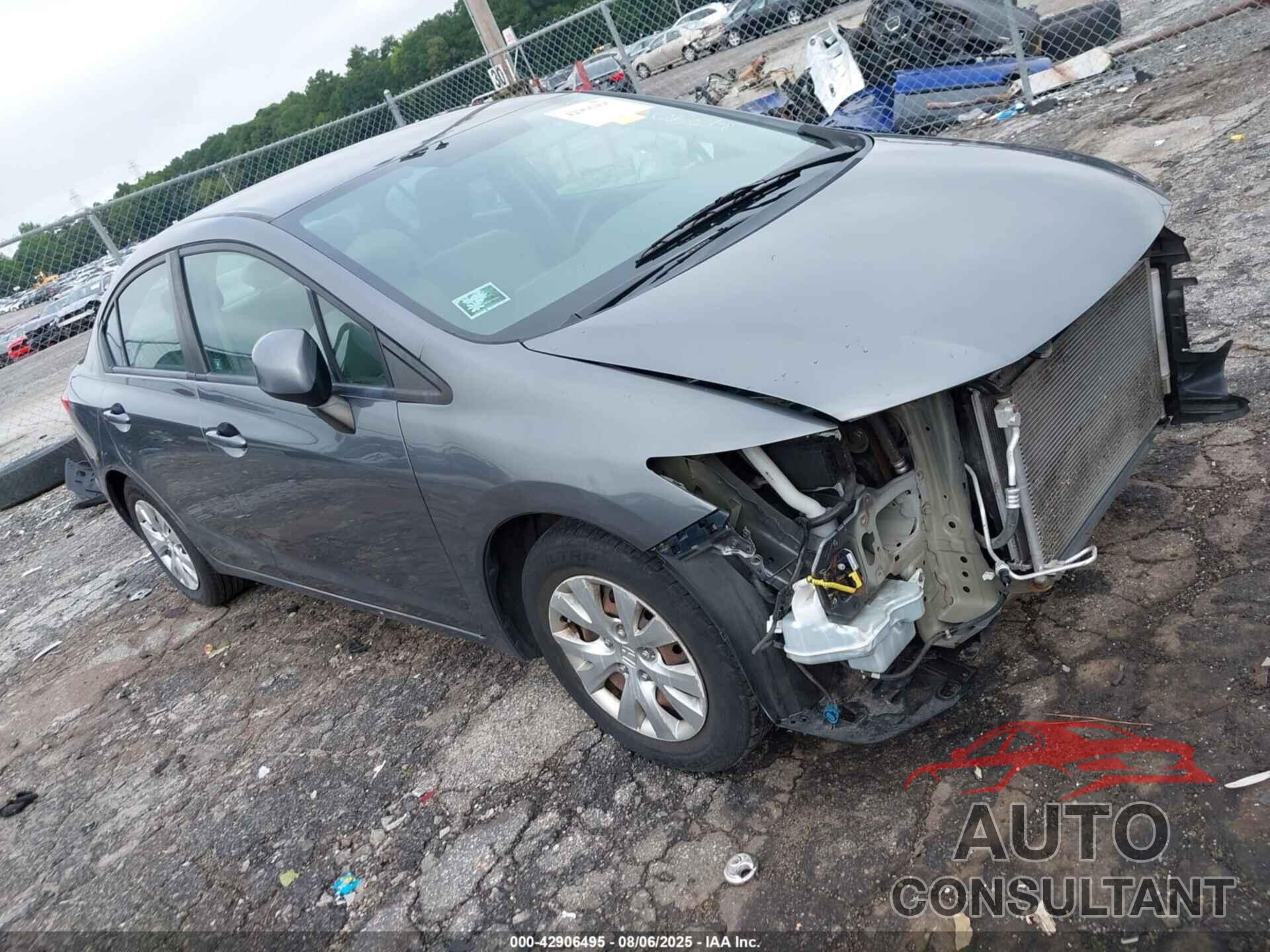 HONDA CIVIC 2012 - 19XFB2F53CE071529