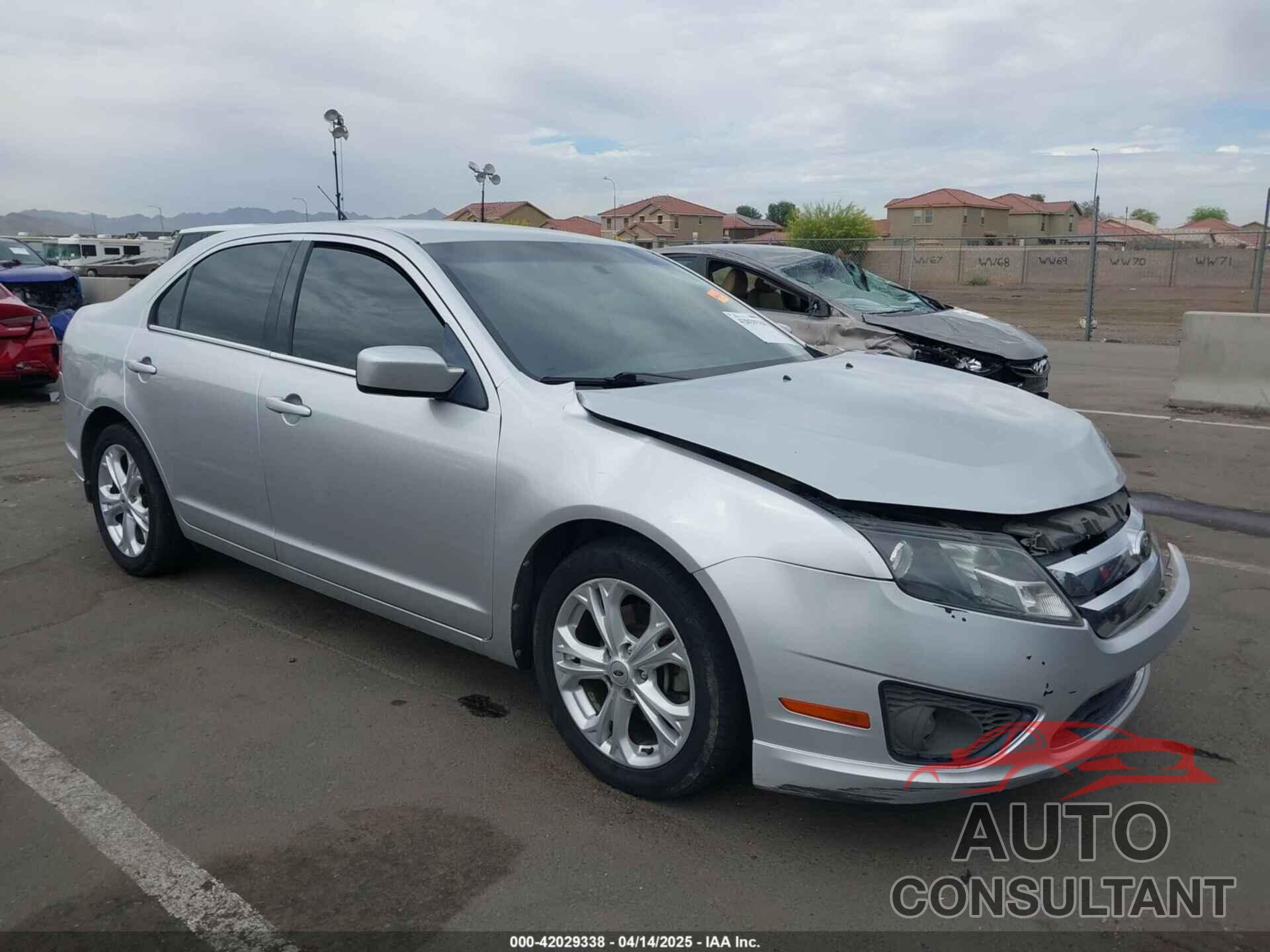 FORD FUSION 2012 - 3FAHP0HA3CR291485