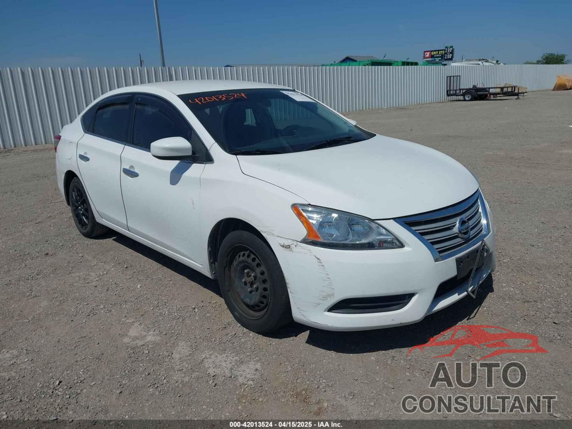NISSAN SENTRA 2015 - 3N1AB7AP1FY275638