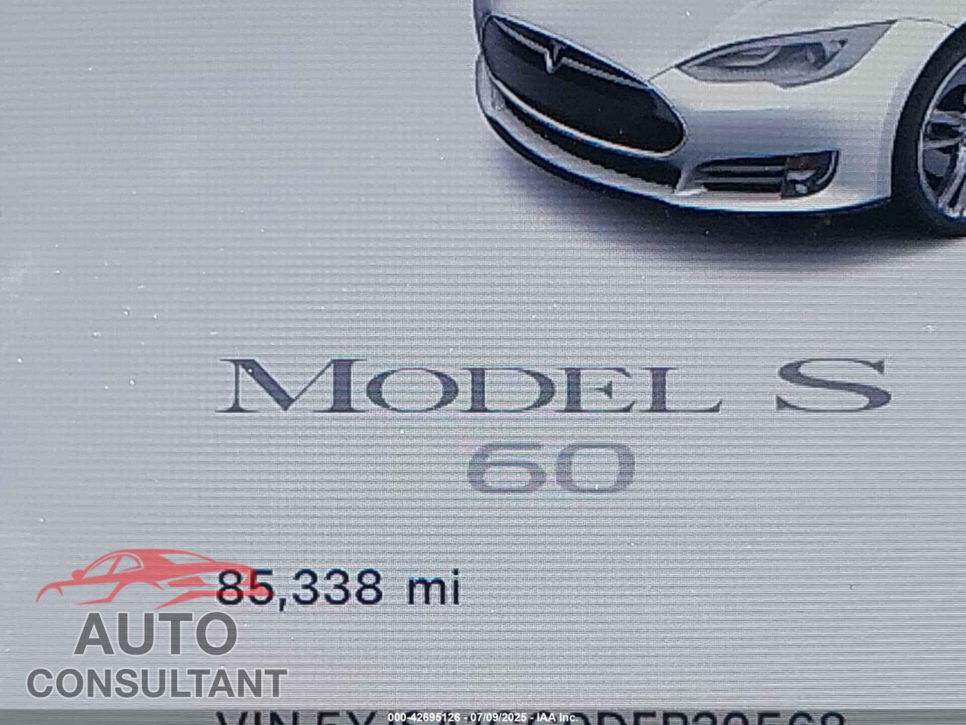 TESLA MODEL S 2013 - 5YJSA1CG9DFP20568