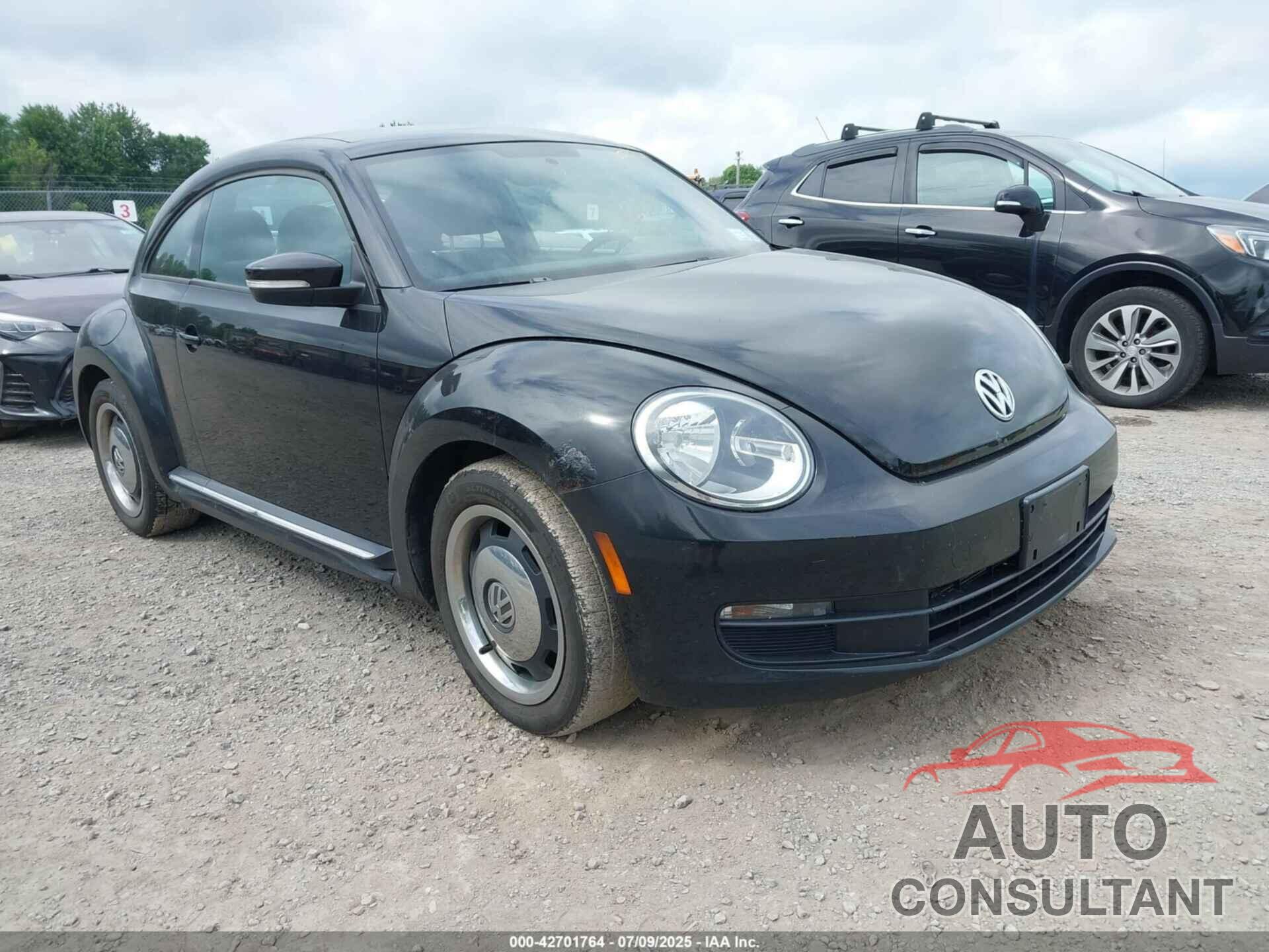 VOLKSWAGEN BEETLE 2012 - 3VWJP7AT0CM635283