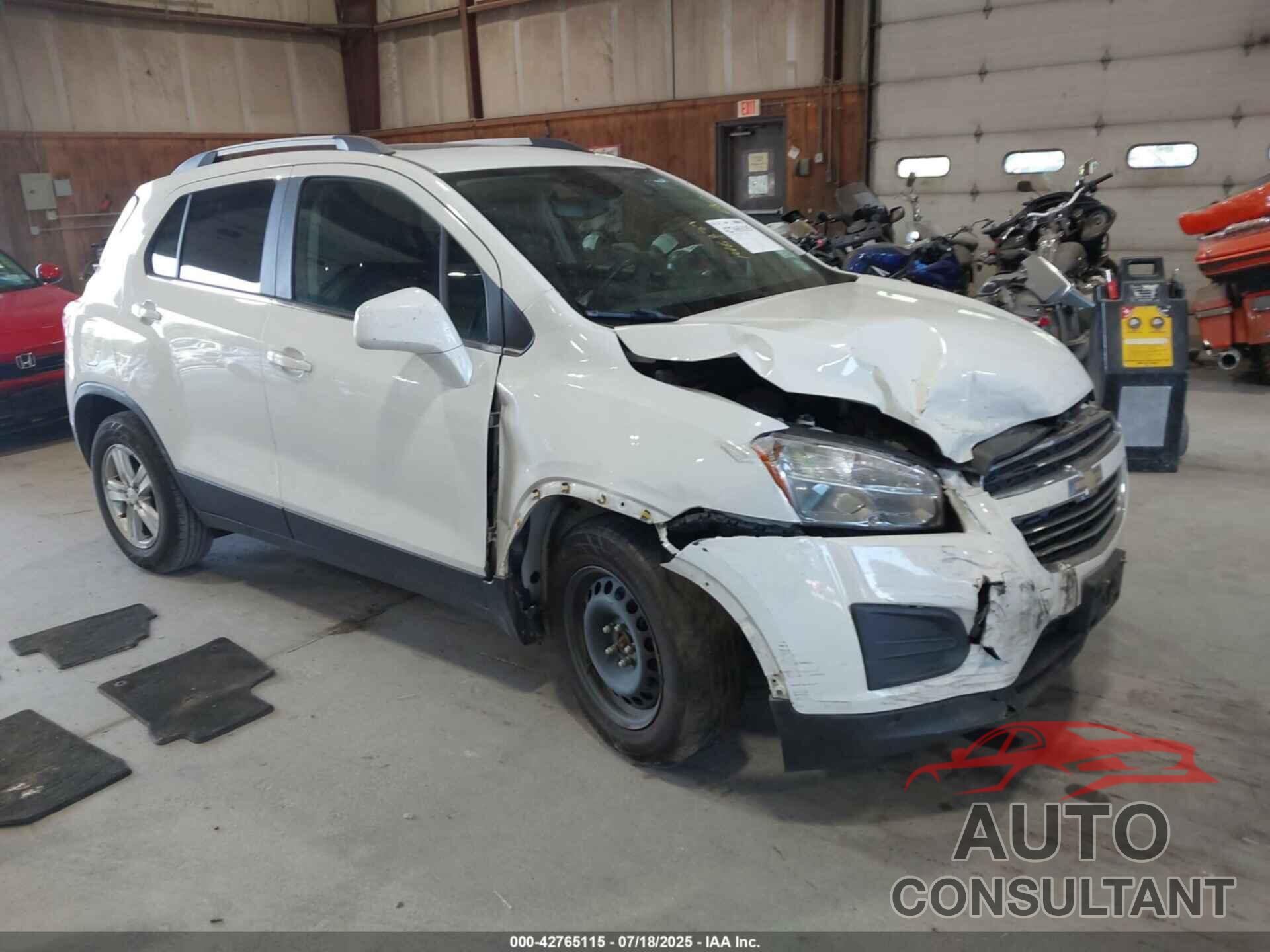CHEVROLET TRAX 2015 - KL7CJLSBXFB204311