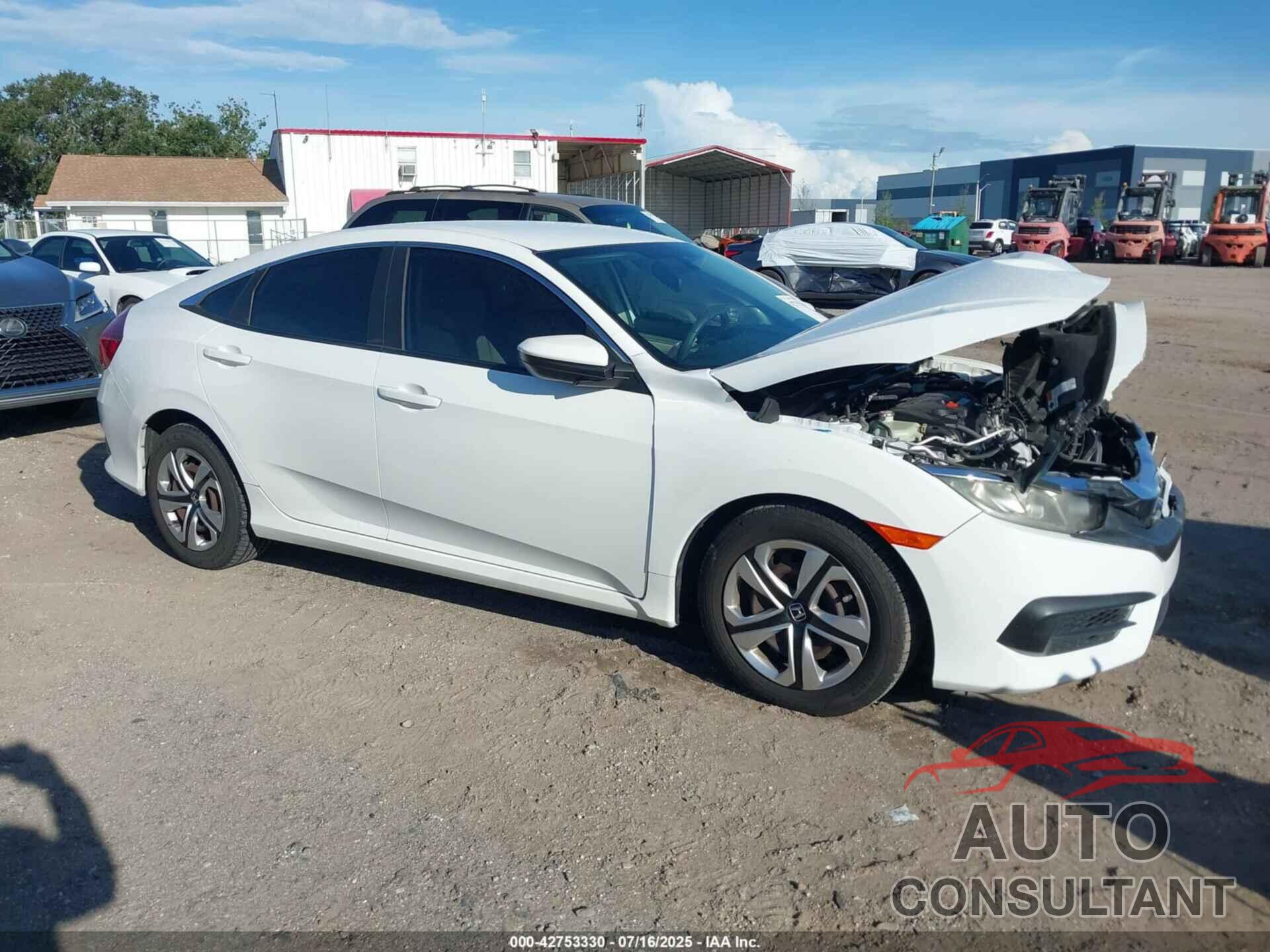 HONDA CIVIC 2017 - 19XFC2F52HE055567