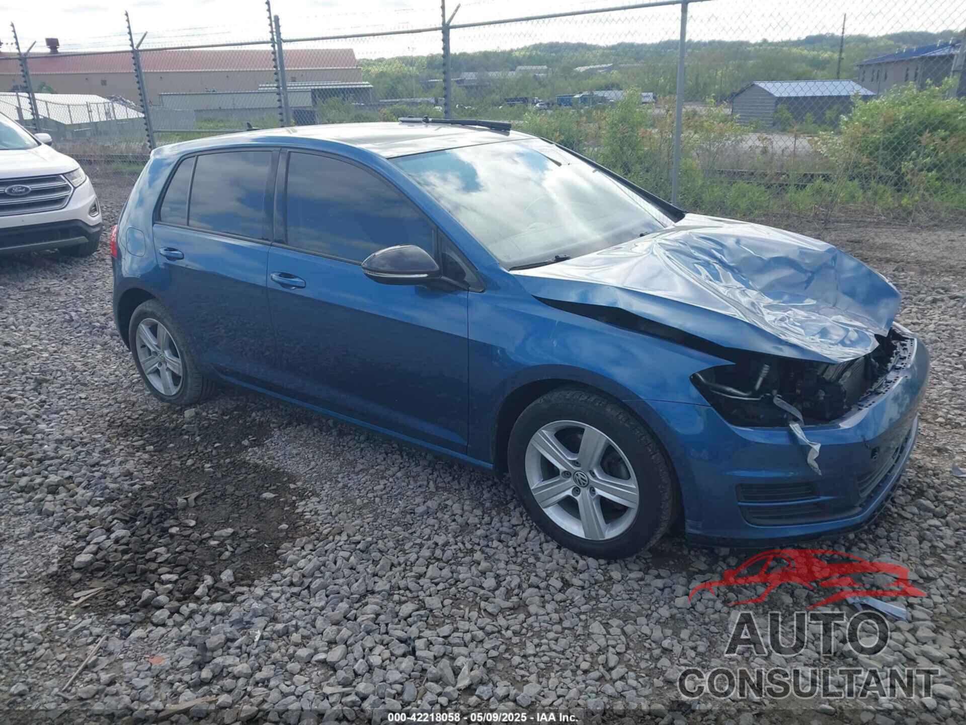 VOLKSWAGEN GOLF 2017 - 3VW217AUXHM061460