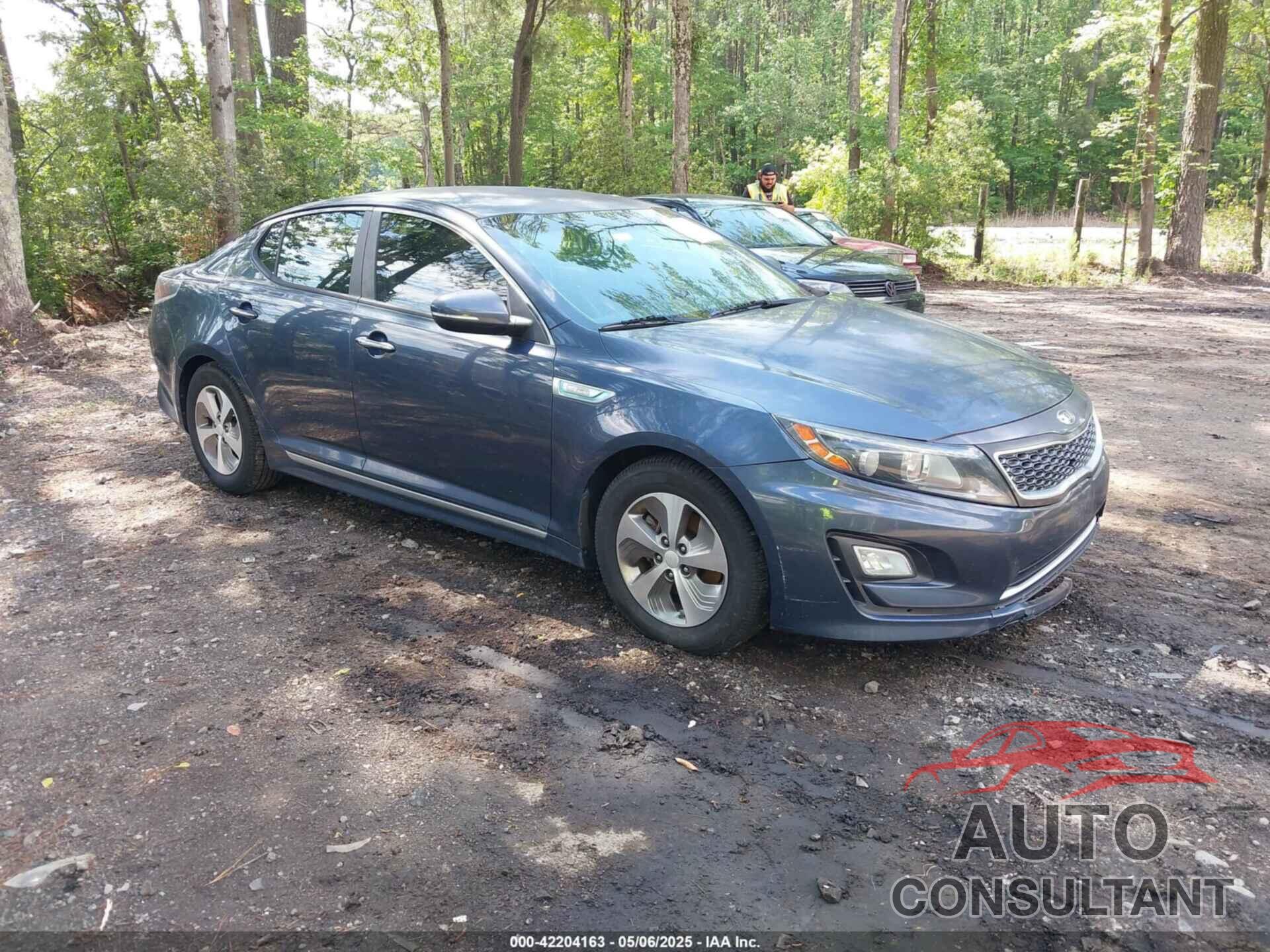 KIA OPTIMA HYBRID 2014 - KNAGM4AD0E5064445