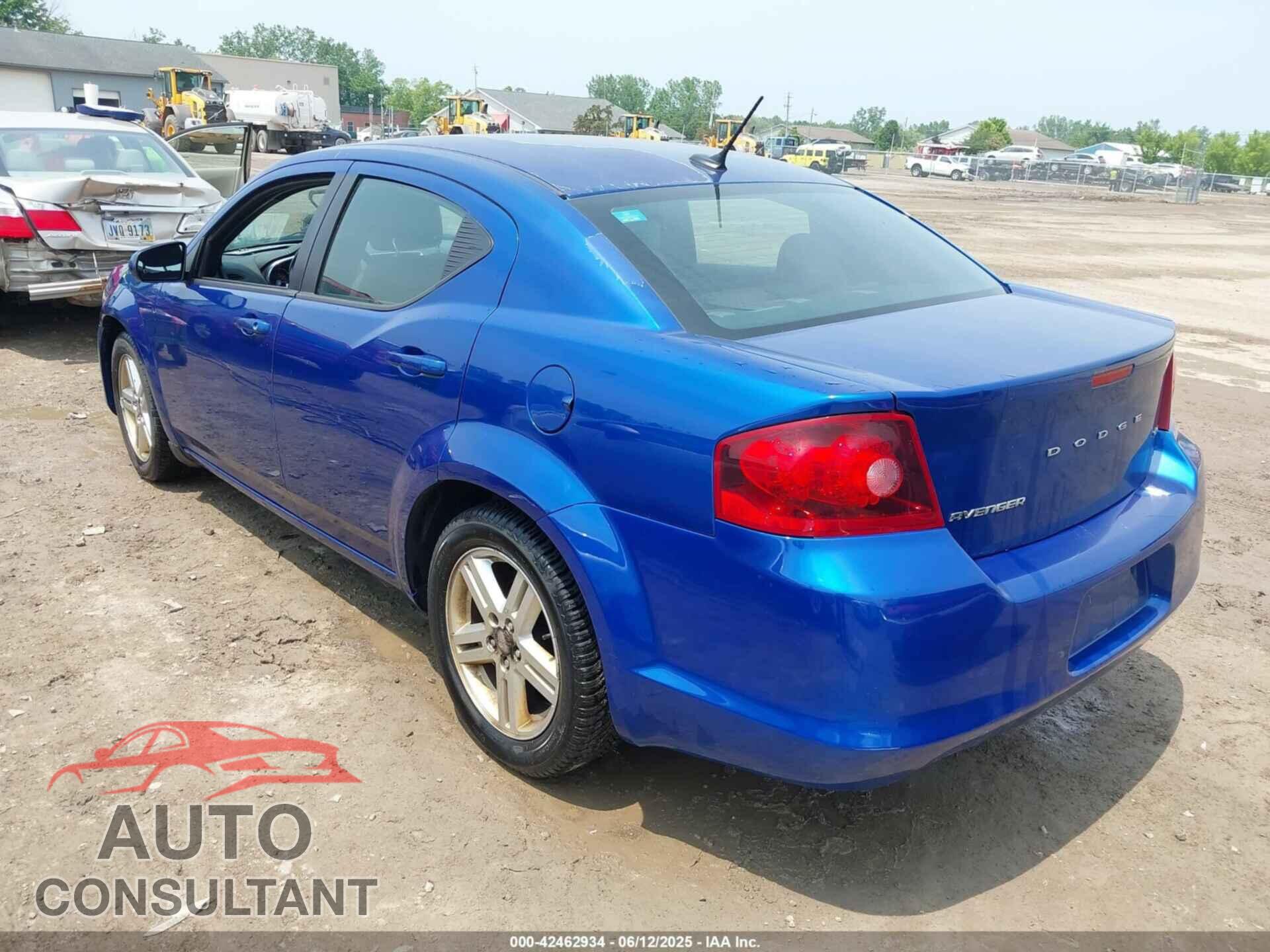 DODGE AVENGER 2012 - 1C3CDZCB3CN227794