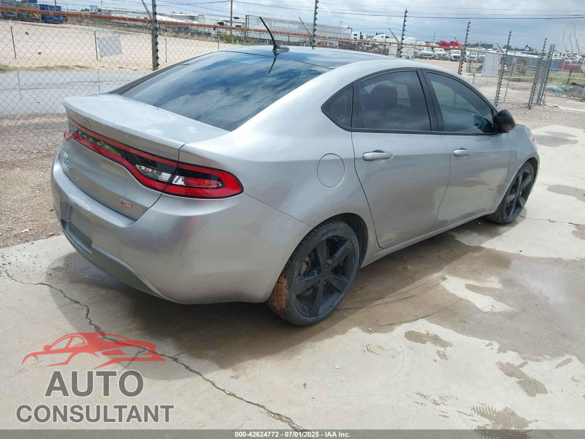 DODGE DART 2015 - 1C3CDFDH5FD181400