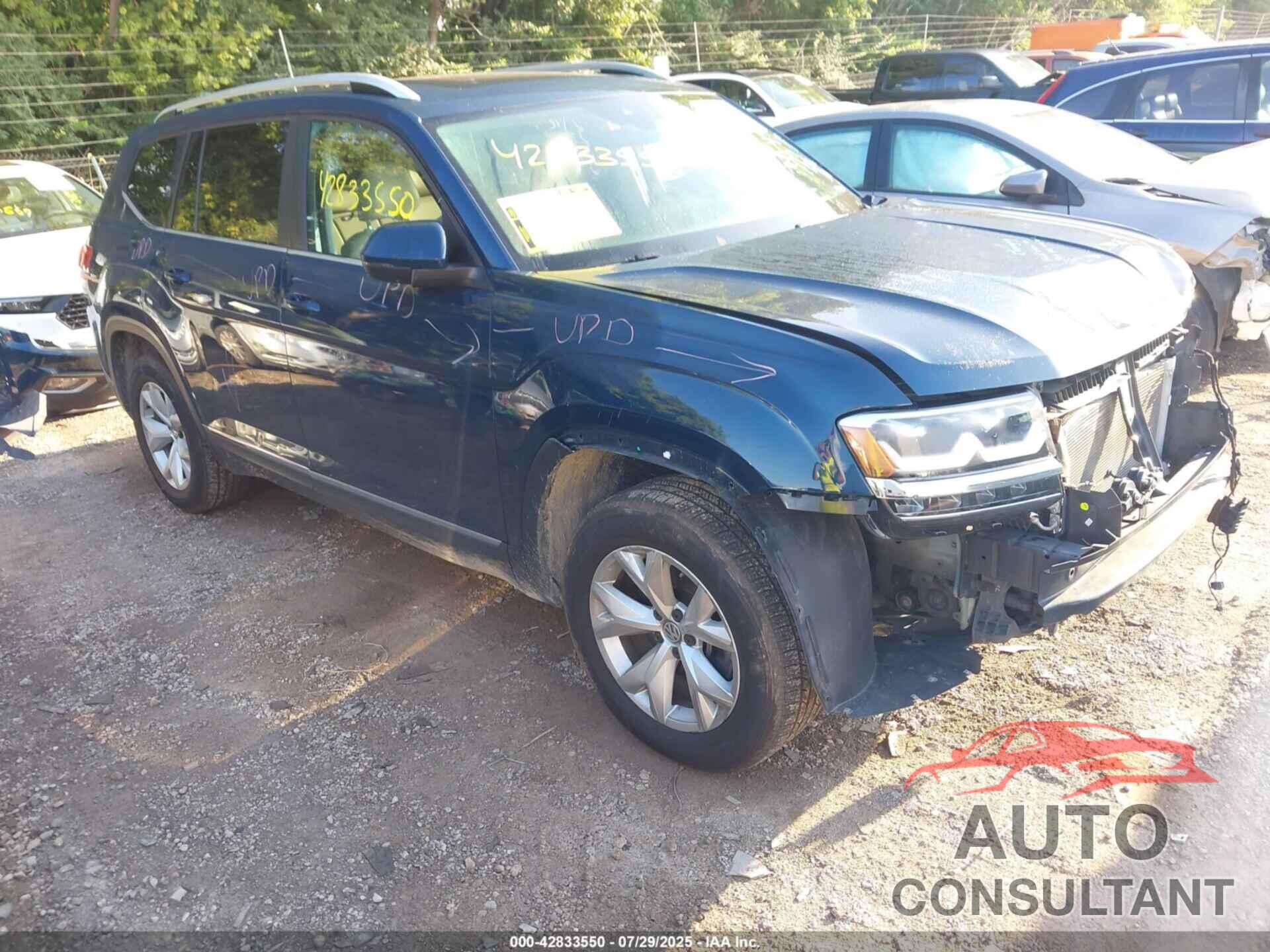 VOLKSWAGEN ATLAS 2018 - 1V2MR2CA9JC582461