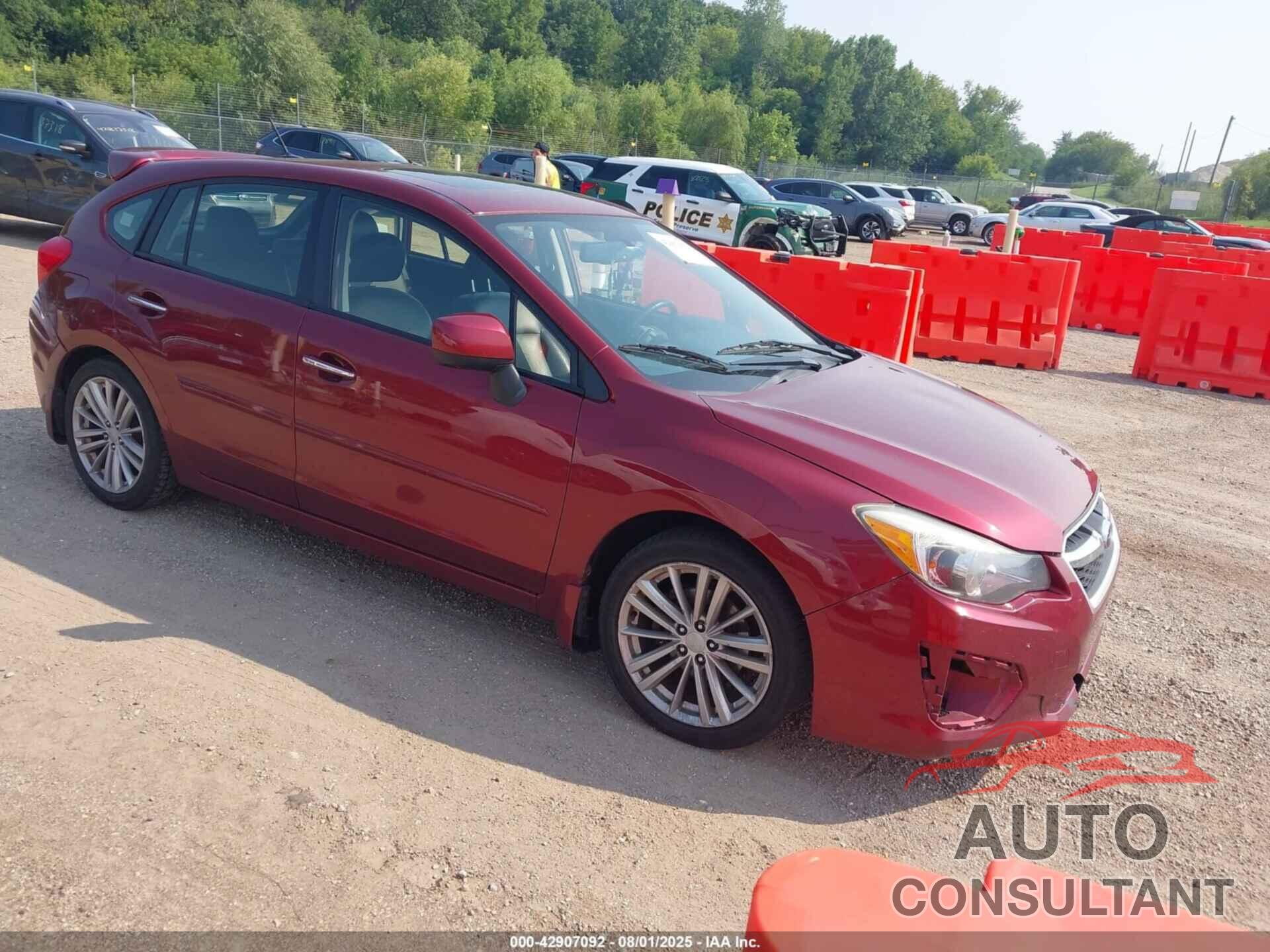SUBARU IMPREZA 2012 - JF1GPAK61CH236251