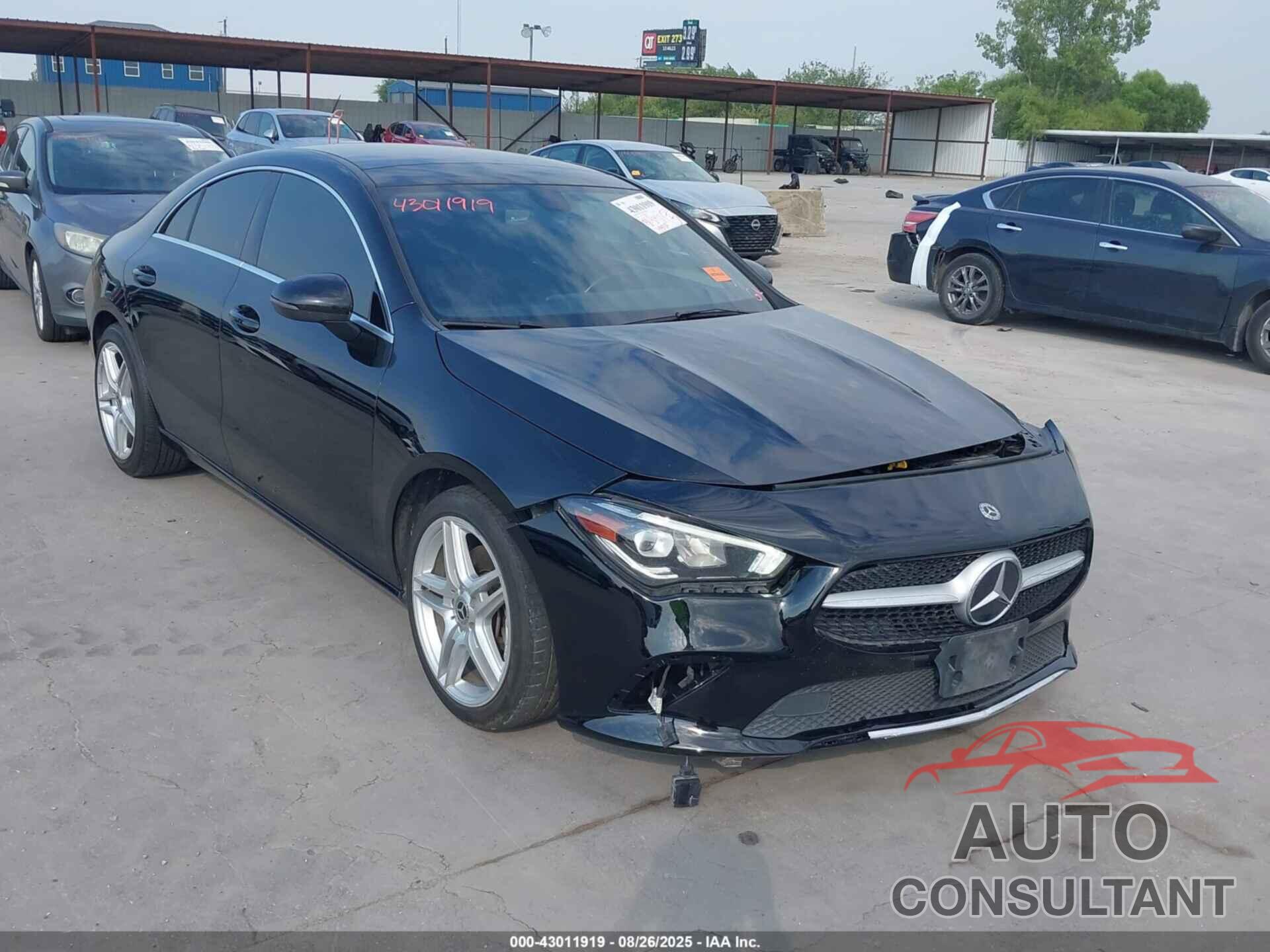 MERCEDES-BENZ CLA 250 2020 - WDD5J4GB1LN043941