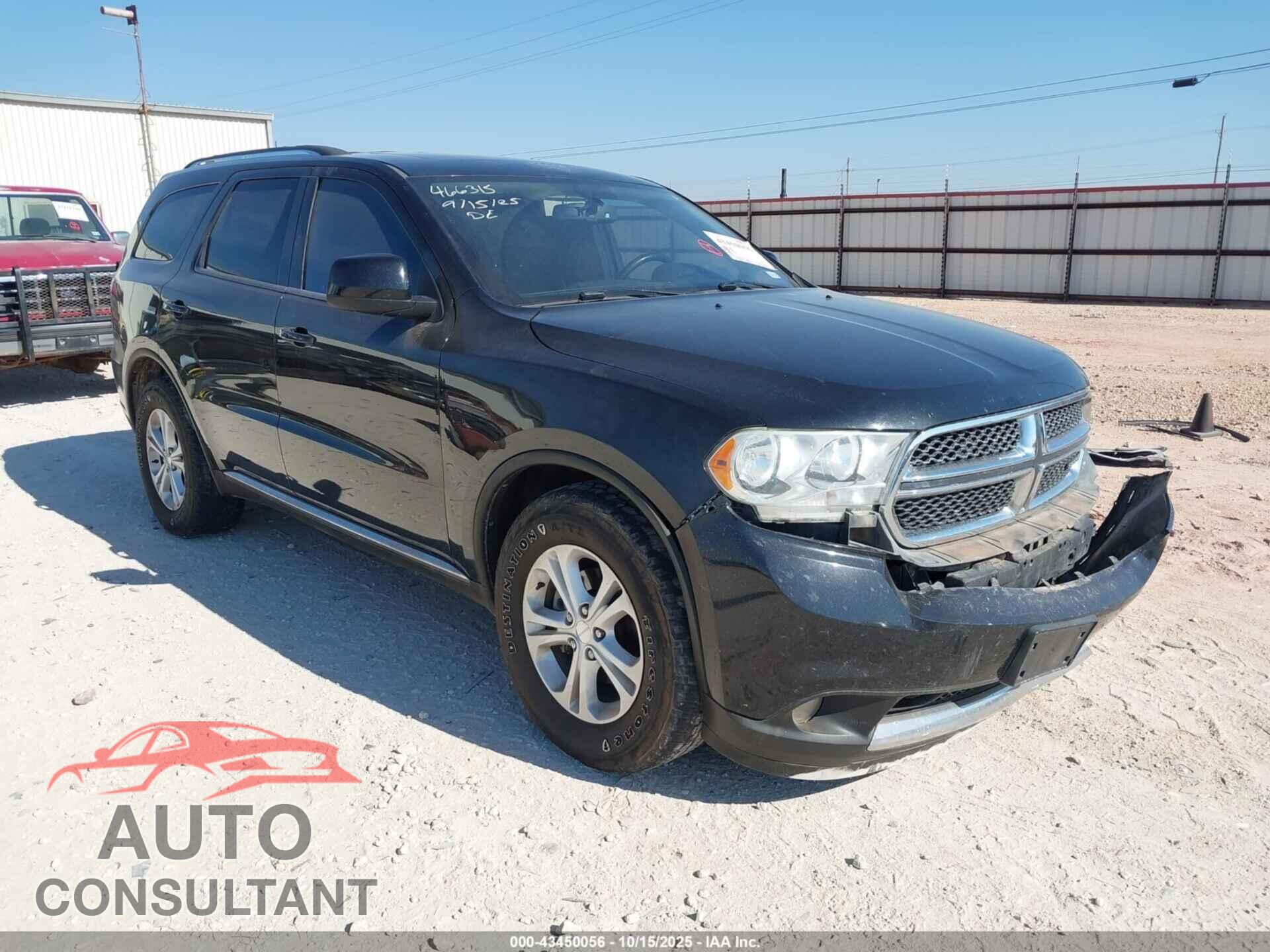 DODGE DURANGO 2012 - 1C4RDHAG8CC257738