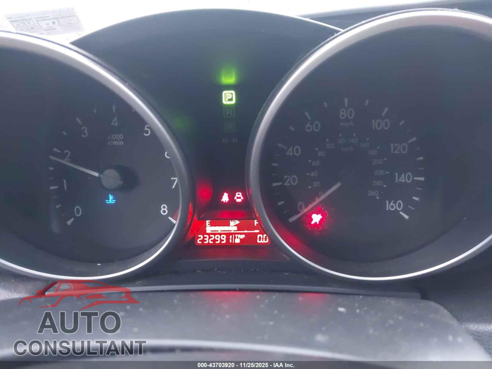 MAZDA MAZDA3 2011 - JM1BL1UG6B1418038