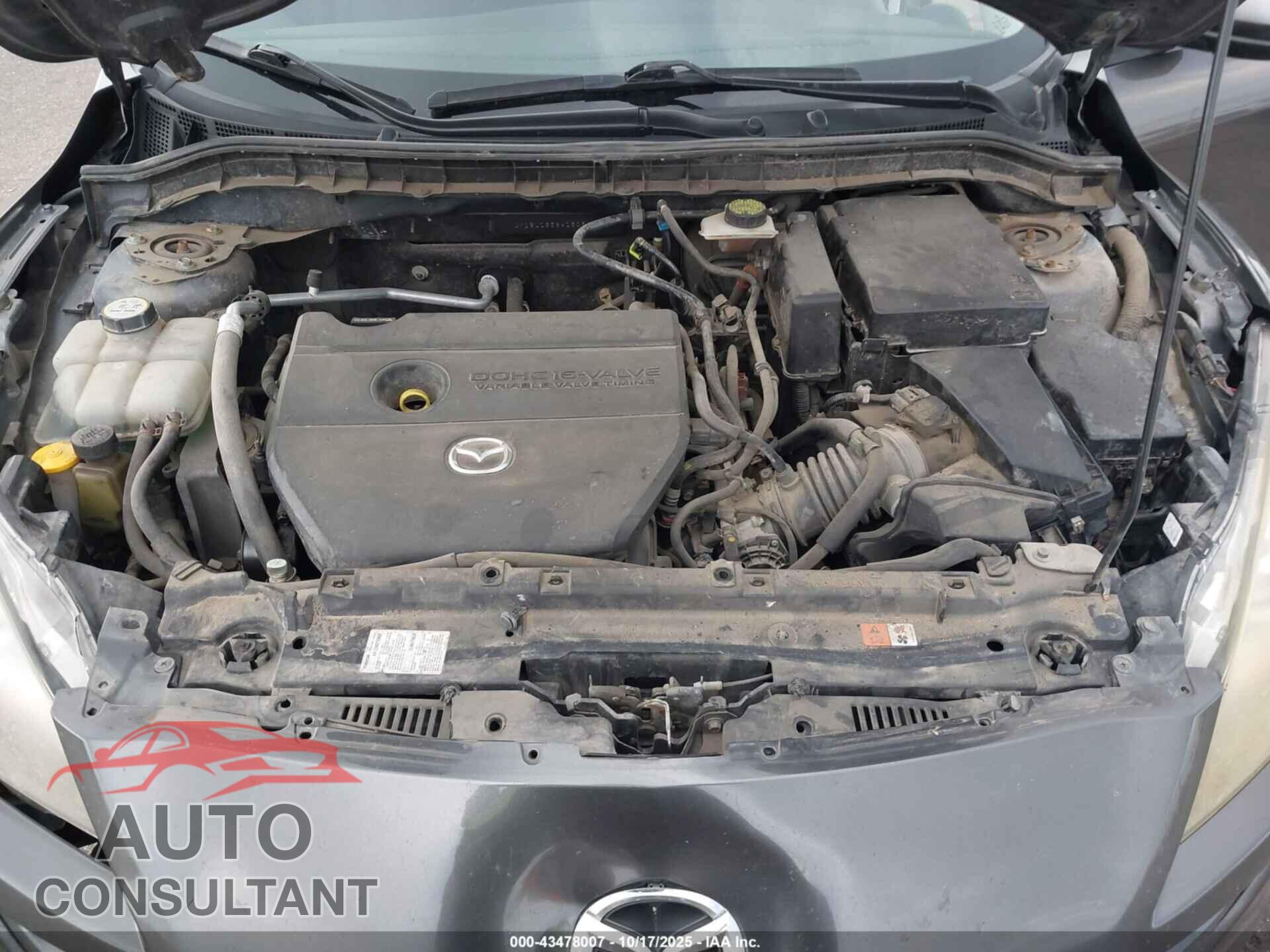 MAZDA MAZDA3 2010 - JM1BL1S58A1303473