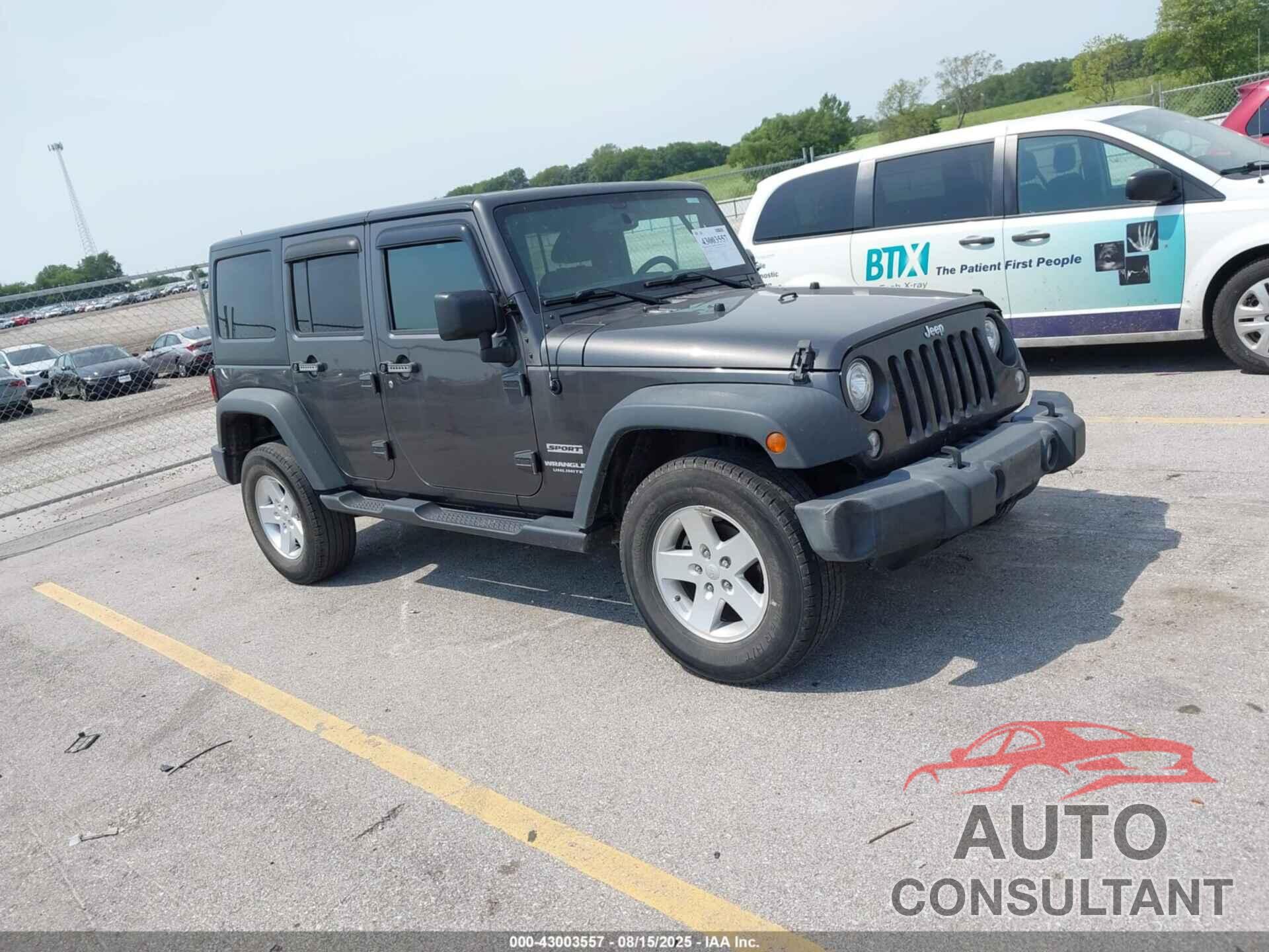JEEP WRANGLER UNLIMITED 2017 - 1C4HJWDG8HL571322