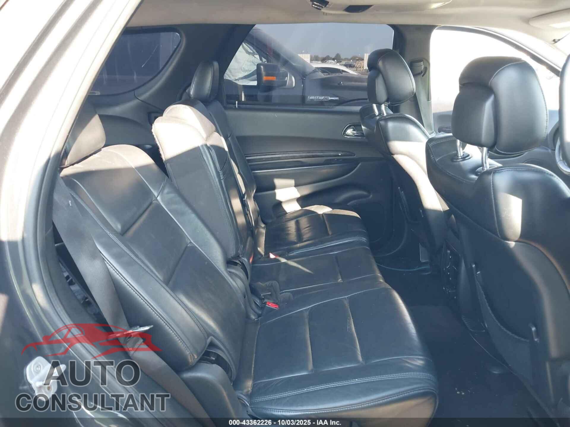 DODGE DURANGO 2011 - 1D4SD4GT3BC593135