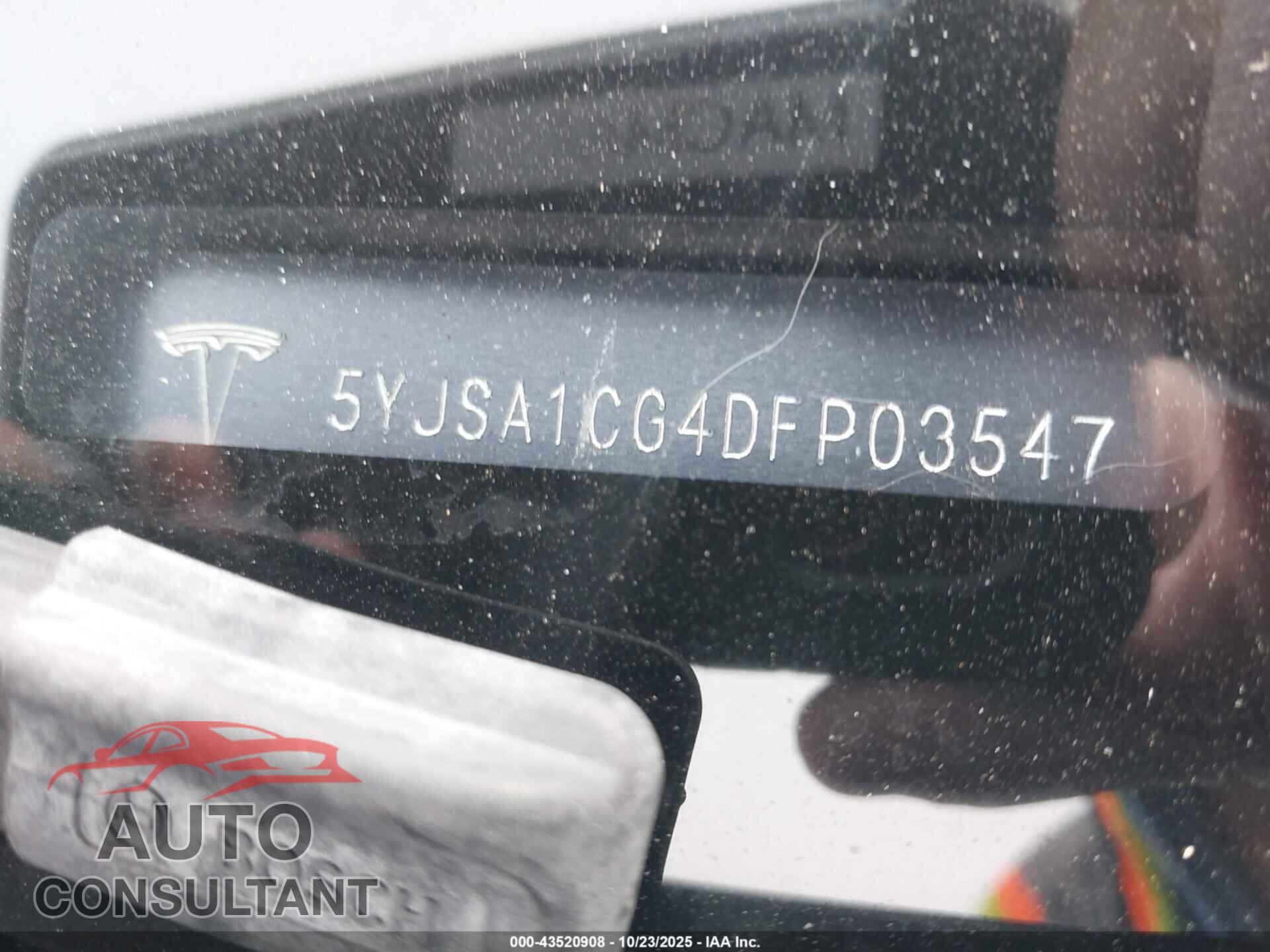 TESLA MODEL S 2013 - 5YJSA1CG4DFP03547