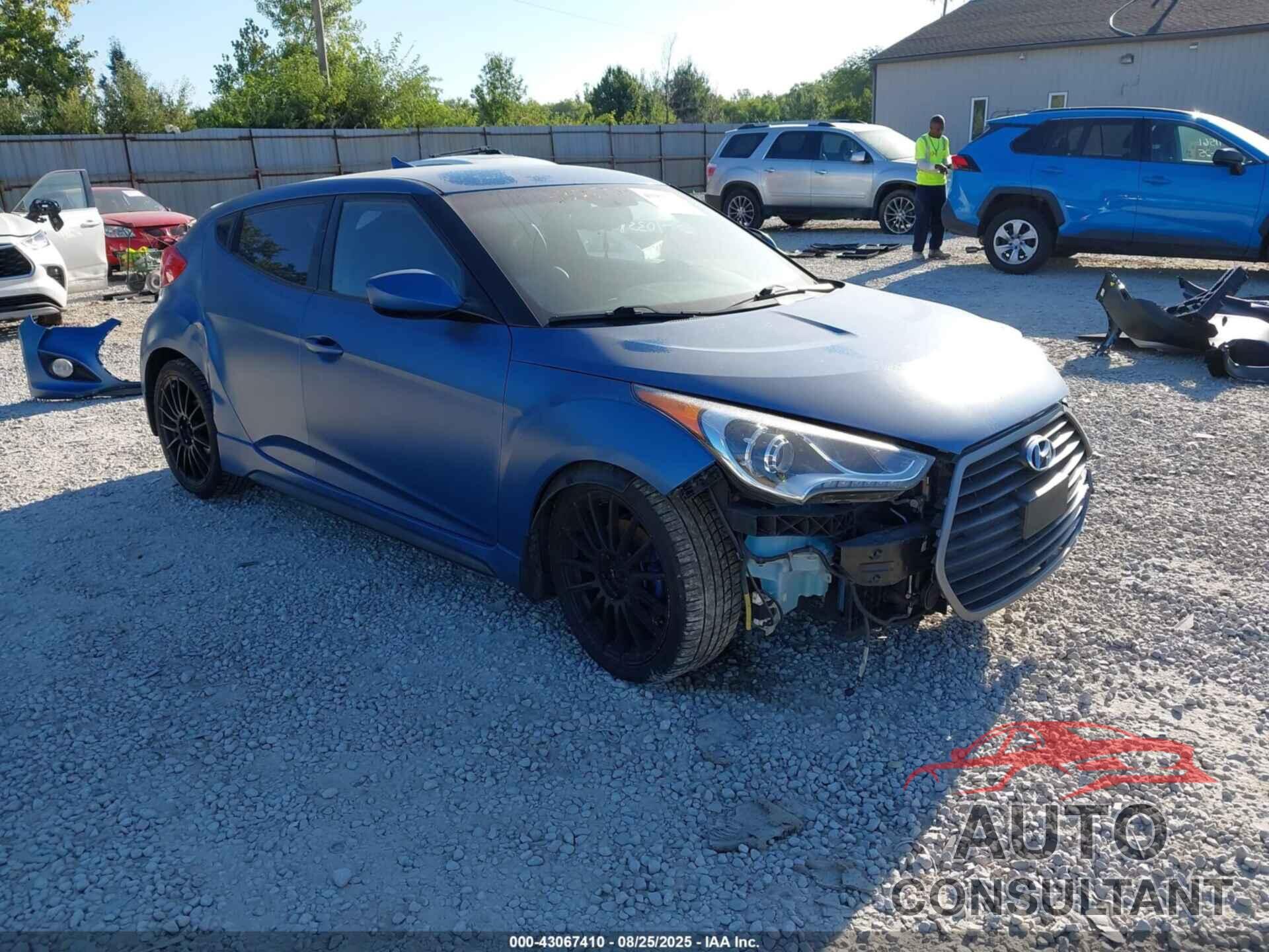 HYUNDAI VELOSTER 2016 - KMHTC6AE4GU255881