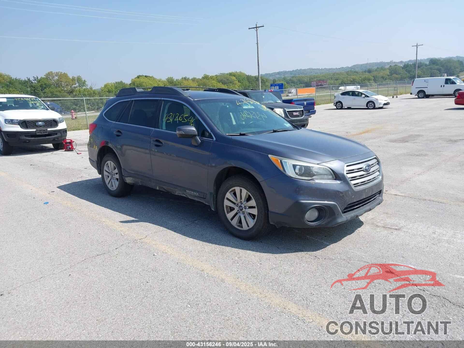 SUBARU OUTBACK 2015 - 4S4BSBFC3F3262517