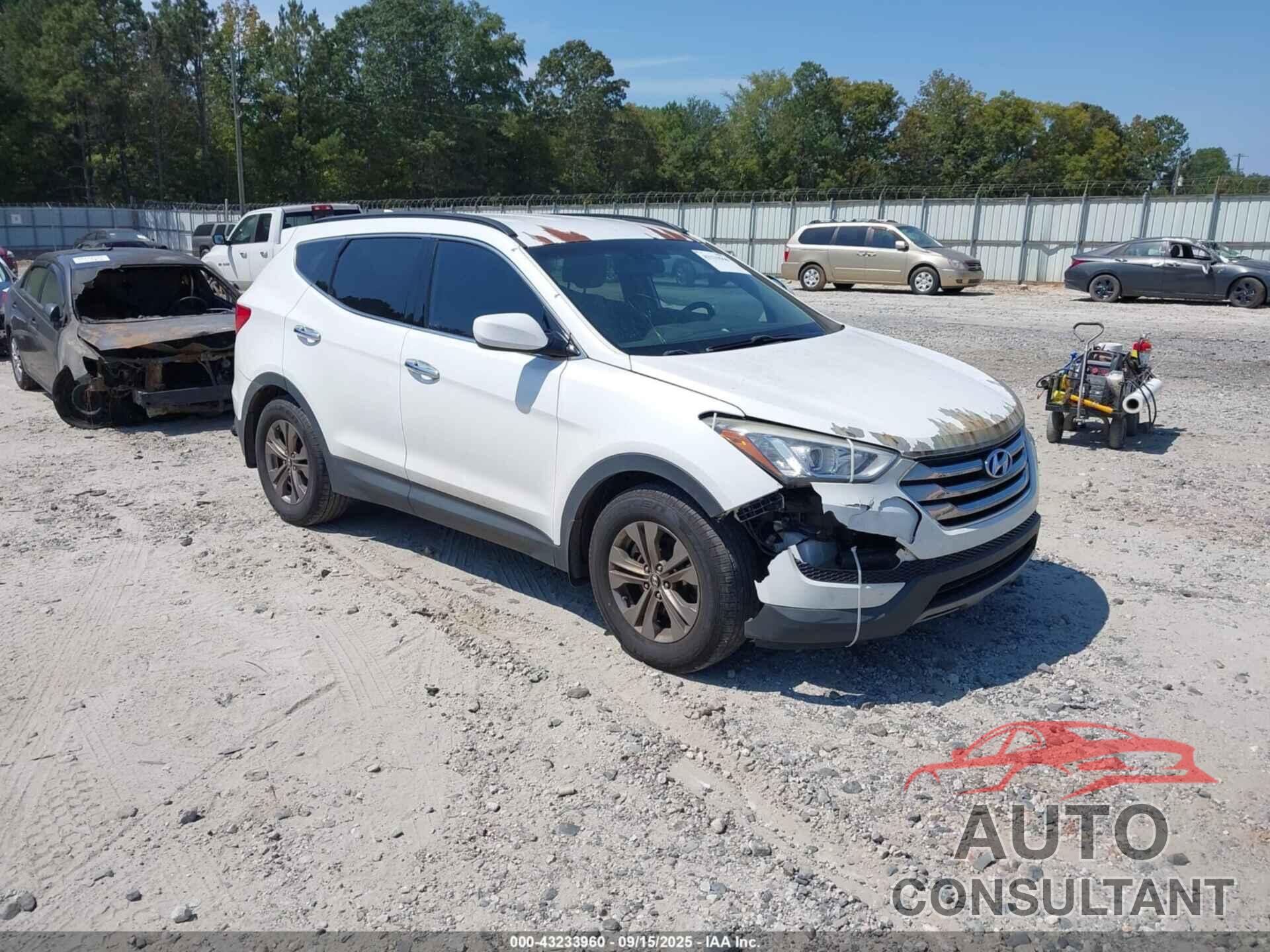 HYUNDAI SANTA FE 2013 - 5XYZU3LB2DG042180