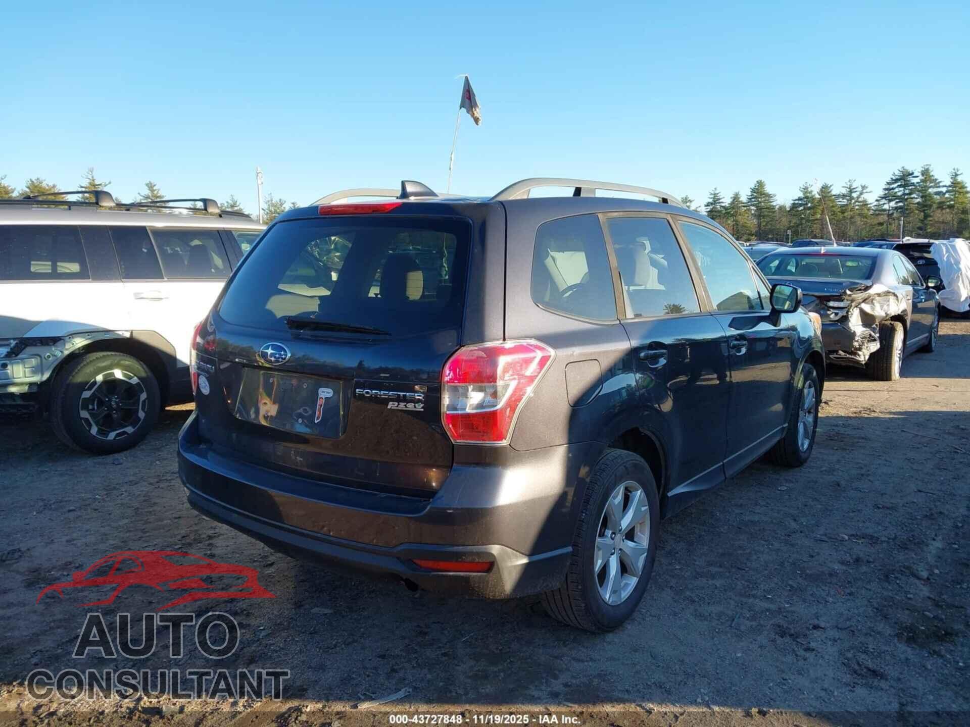 SUBARU FORESTER 2016 - JF2SJADC2GH552192