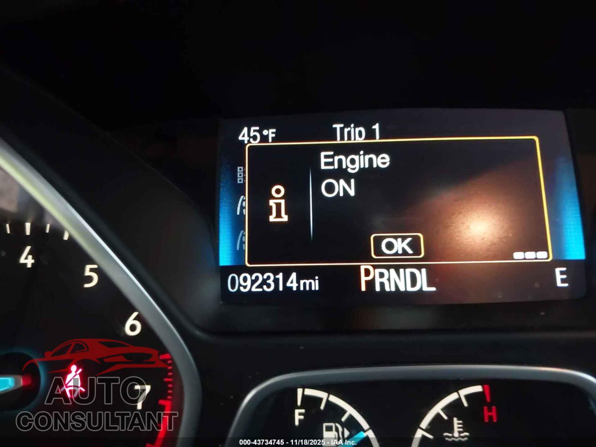FORD FOCUS 2015 - 1FADP3F20FL356002