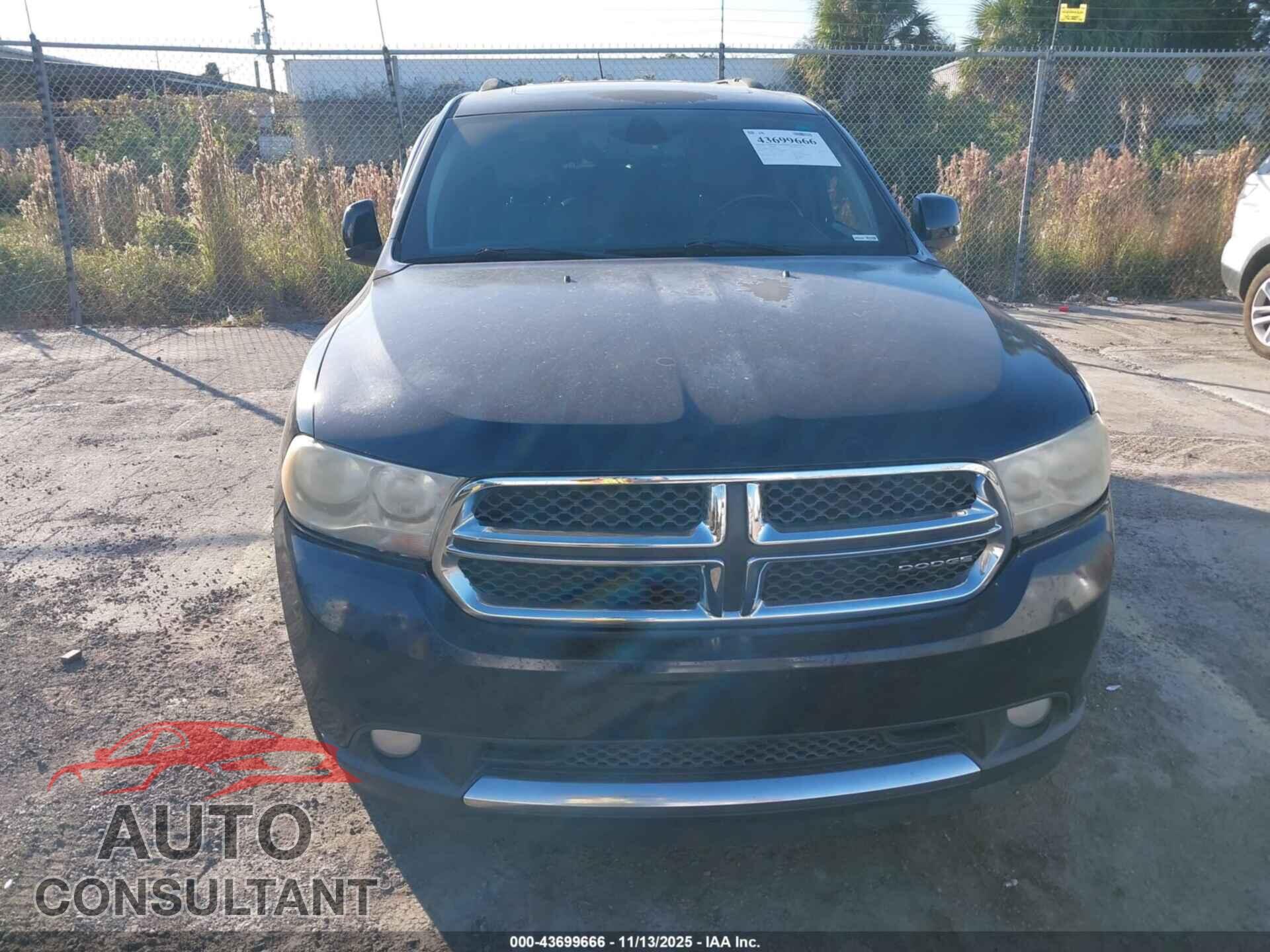 DODGE DURANGO 2011 - 1D4SD4GTXBC592337