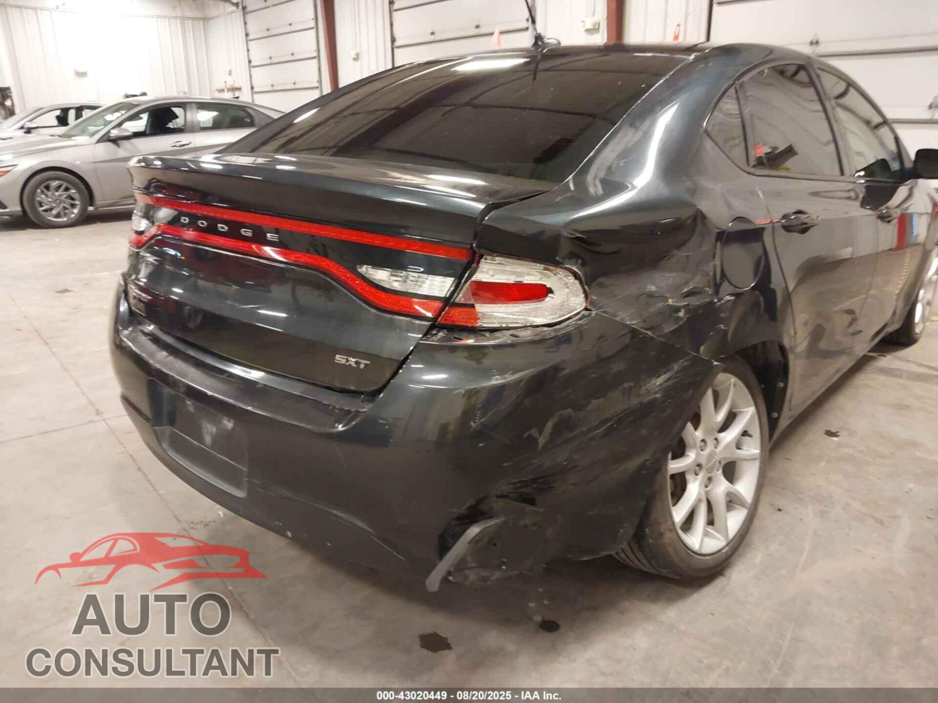 DODGE DART 2013 - 1C3CDFBA9DD155076