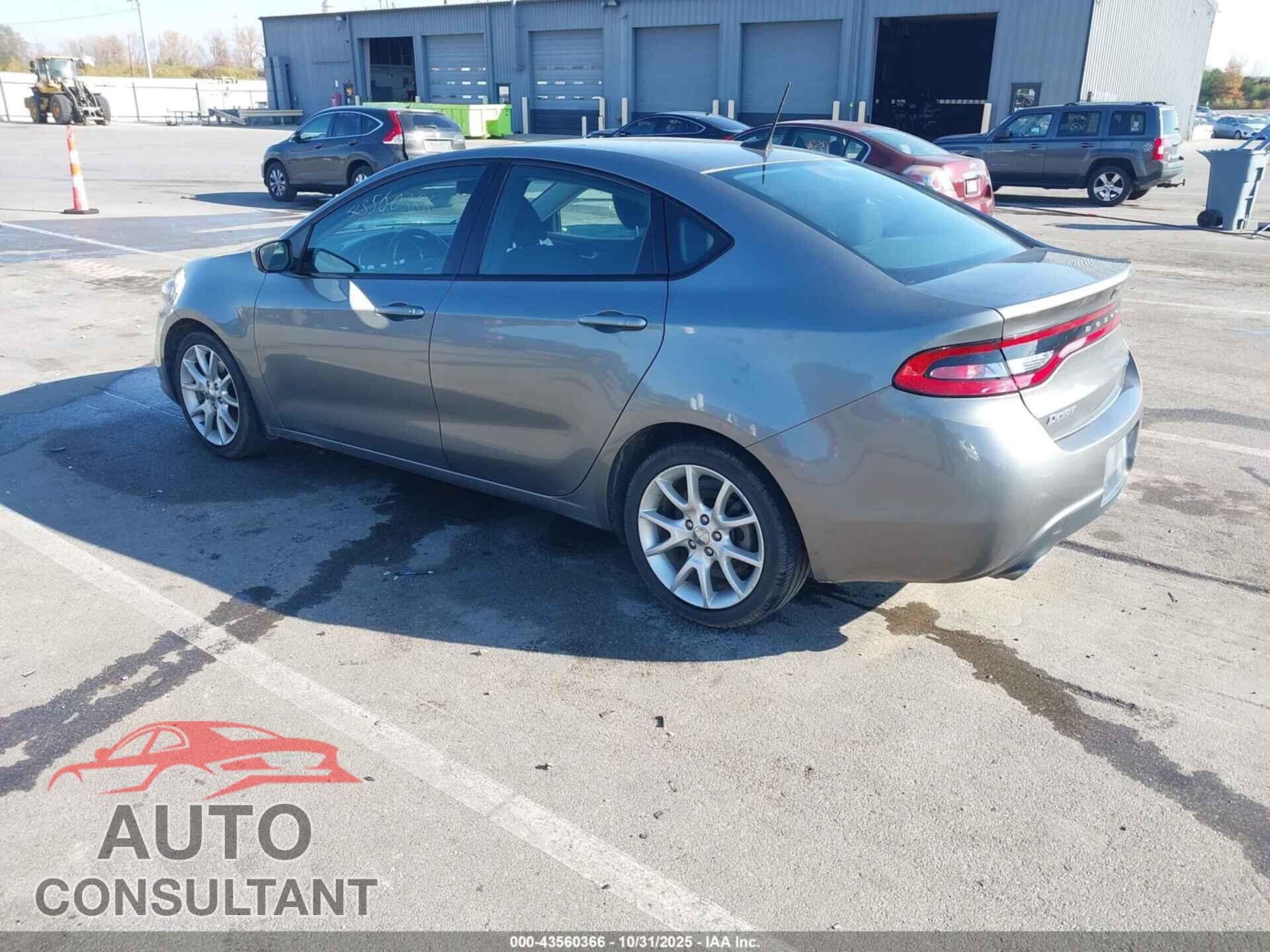 DODGE DART 2013 - 1C3CDFBA3DD344421