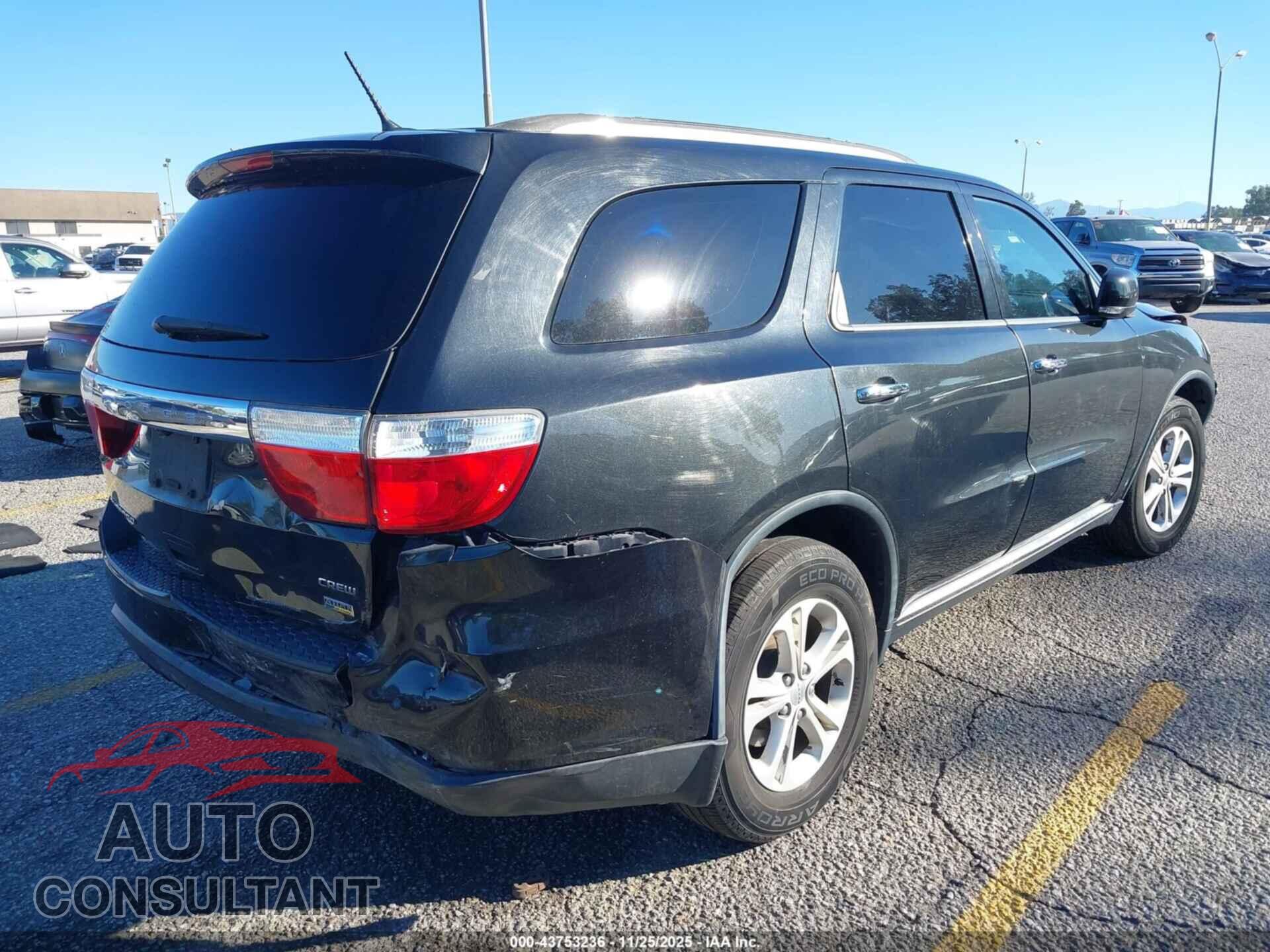 DODGE DURANGO 2013 - 1C4RDHDG2DC664290